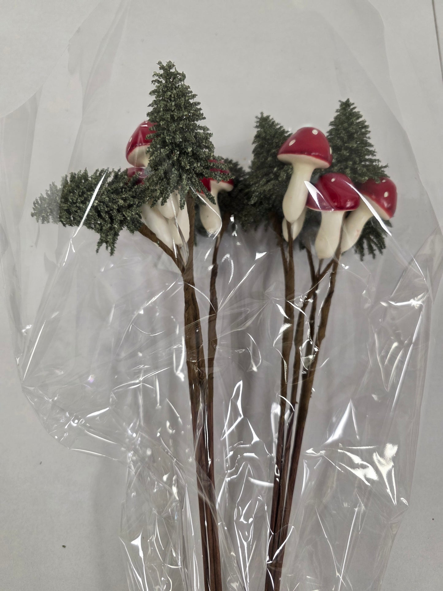 Dried Kerstboom Met Paddestoel