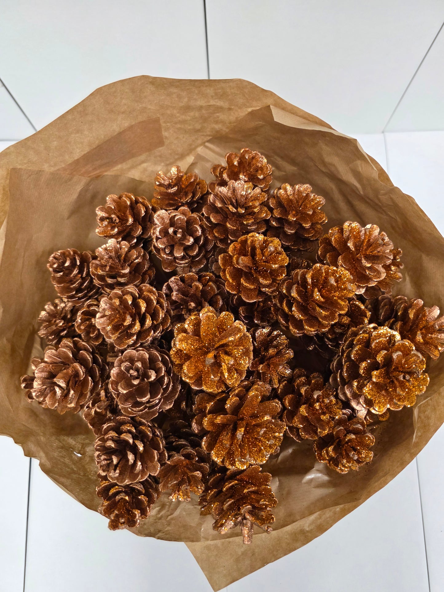 Dried Pine Cone Copper