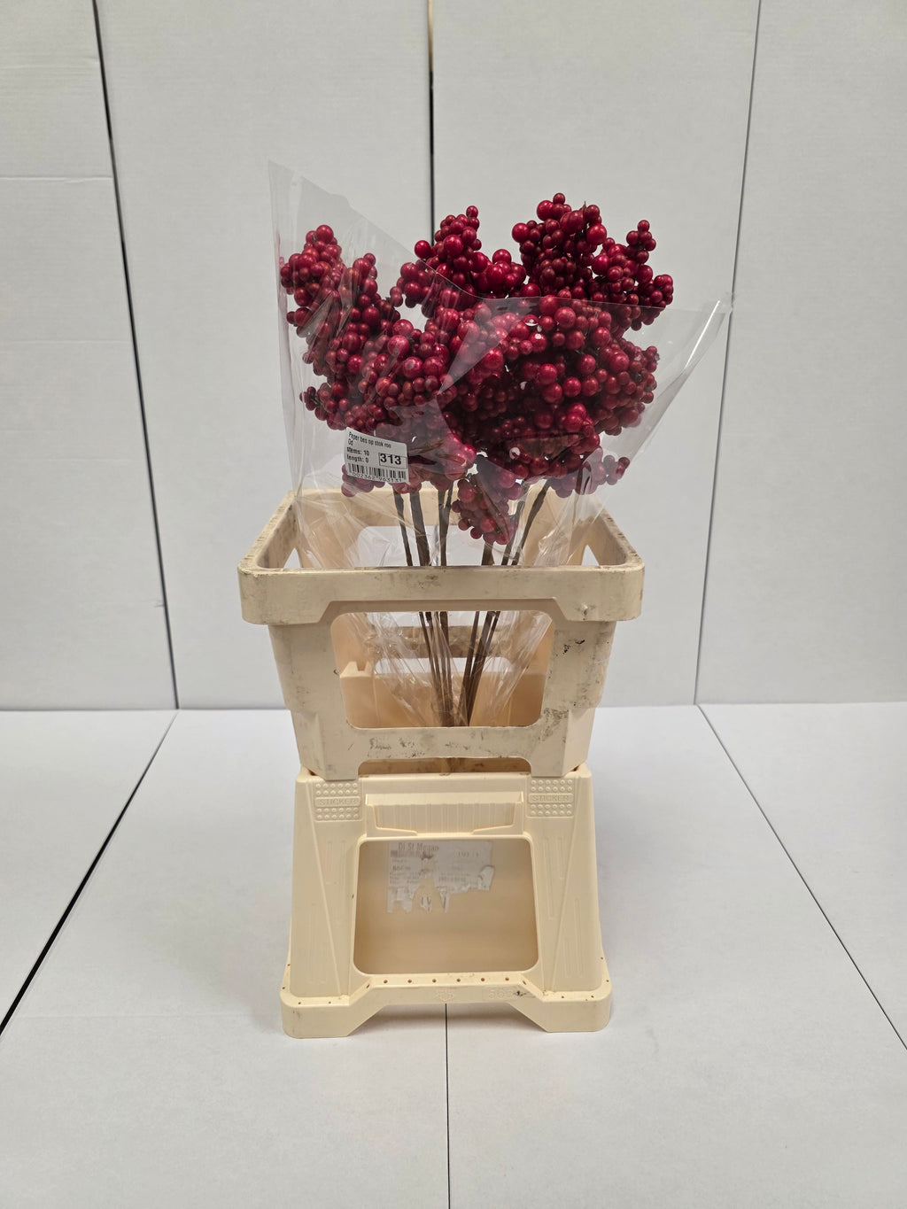 Peper Bes Op Stok Rood