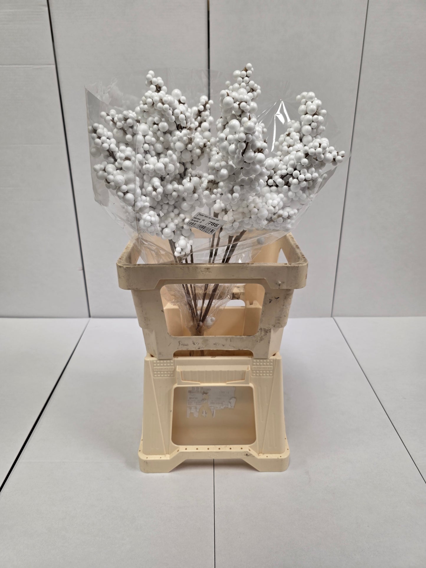 Peper Bes Op Stok Wit