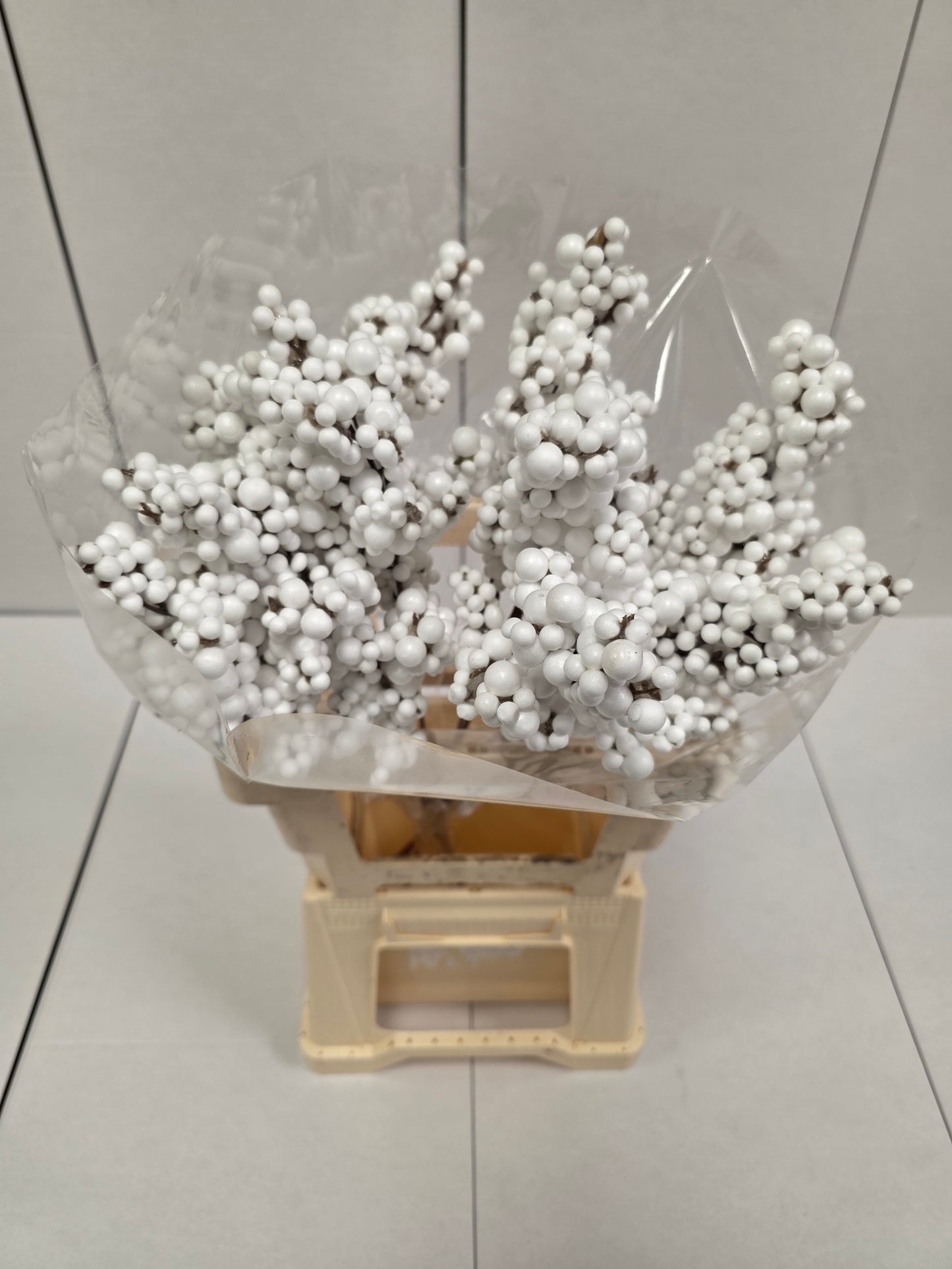 Peper Bes Op Stok Wit