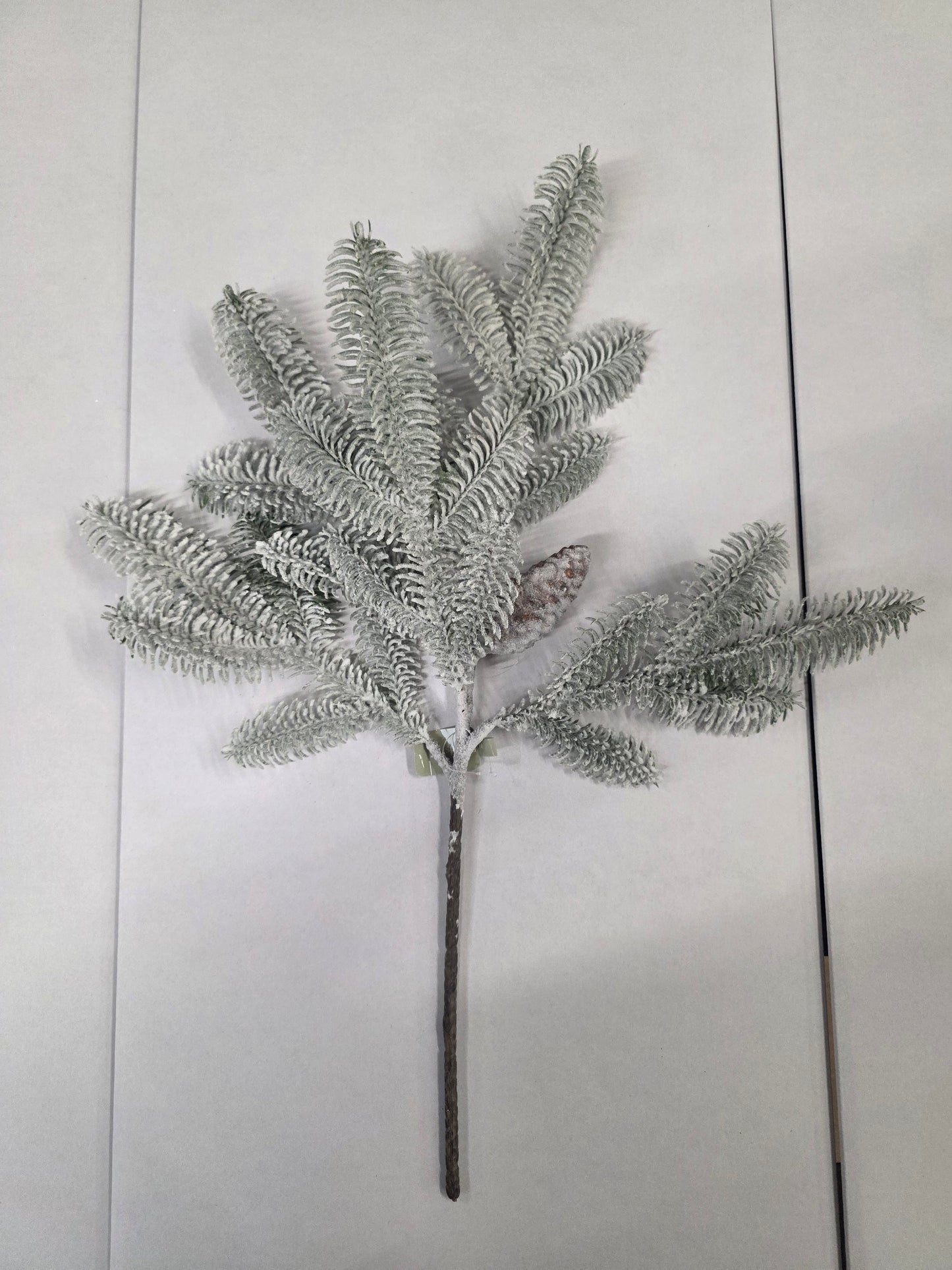 Snowy Pine Spray Cones 61cm