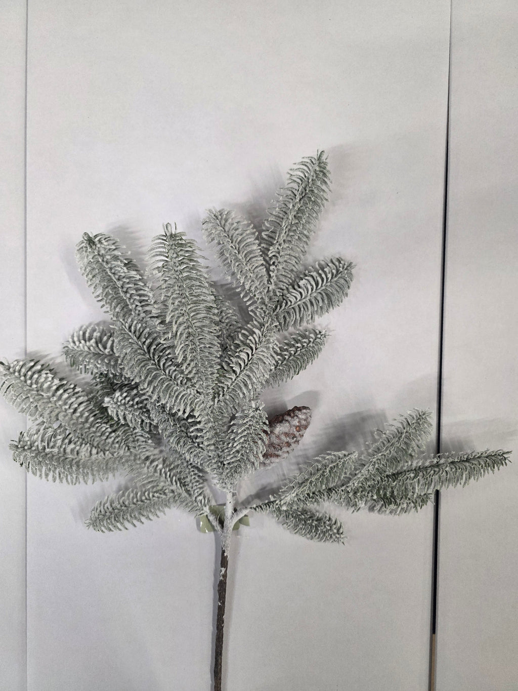 Snowy Pine Spray Cones 61cm