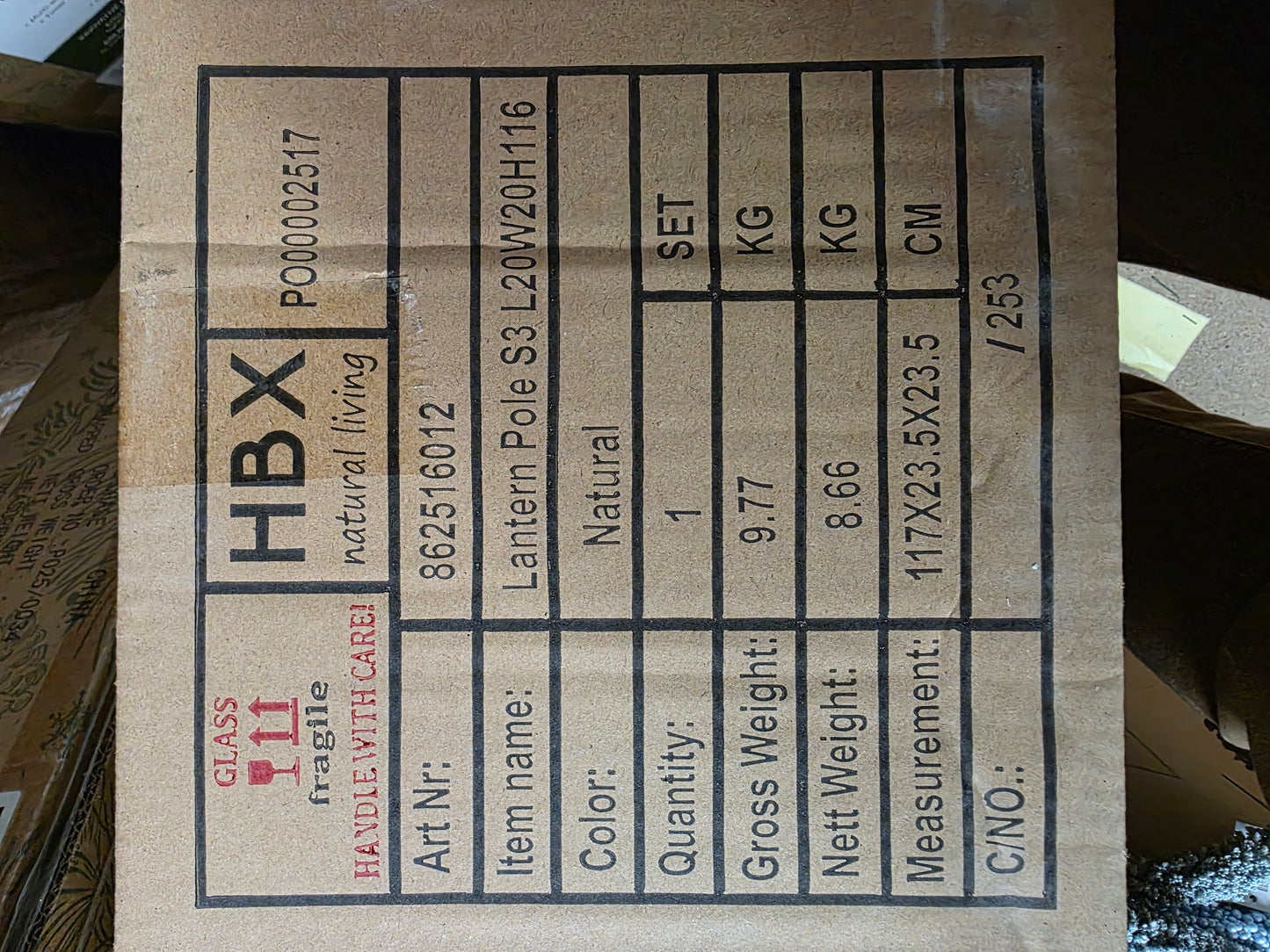 Lantern Pole Set Of 3