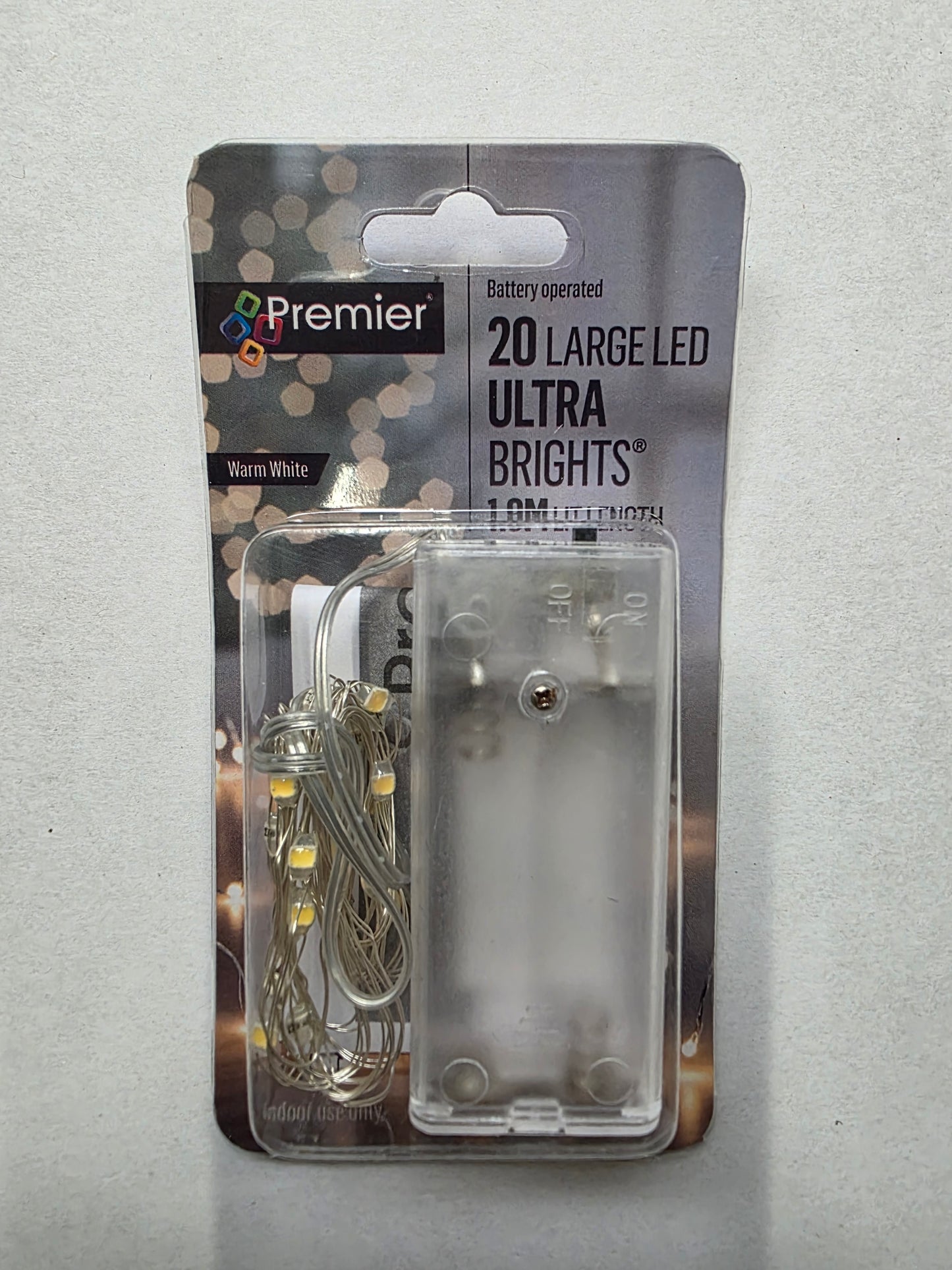 L E D 20 Battery Indoor Ultra White  (PACK OF 2)