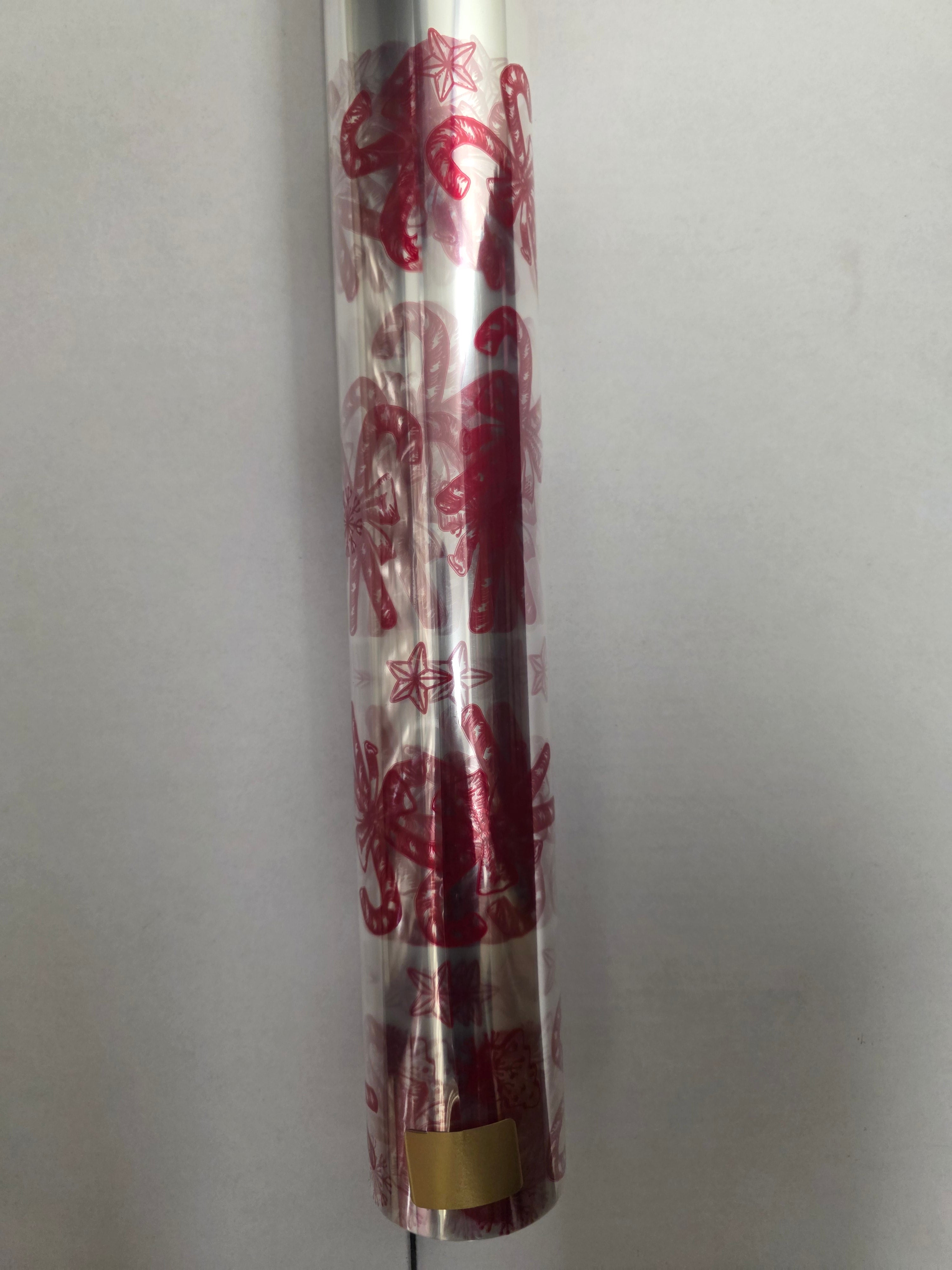 Cello Candy Cane Clear