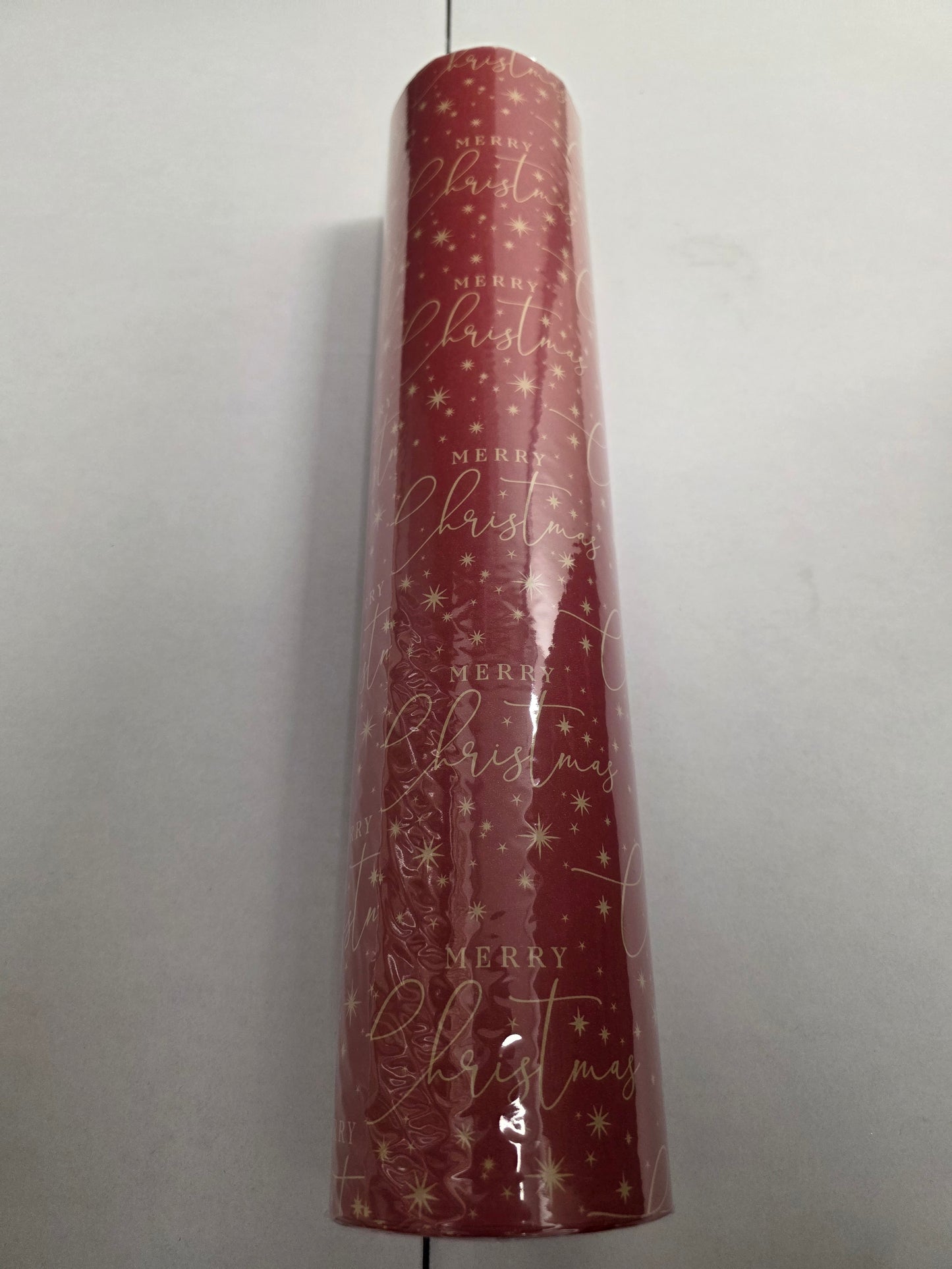 Kraft Paper Merry Xmas Red 50cm X 100m