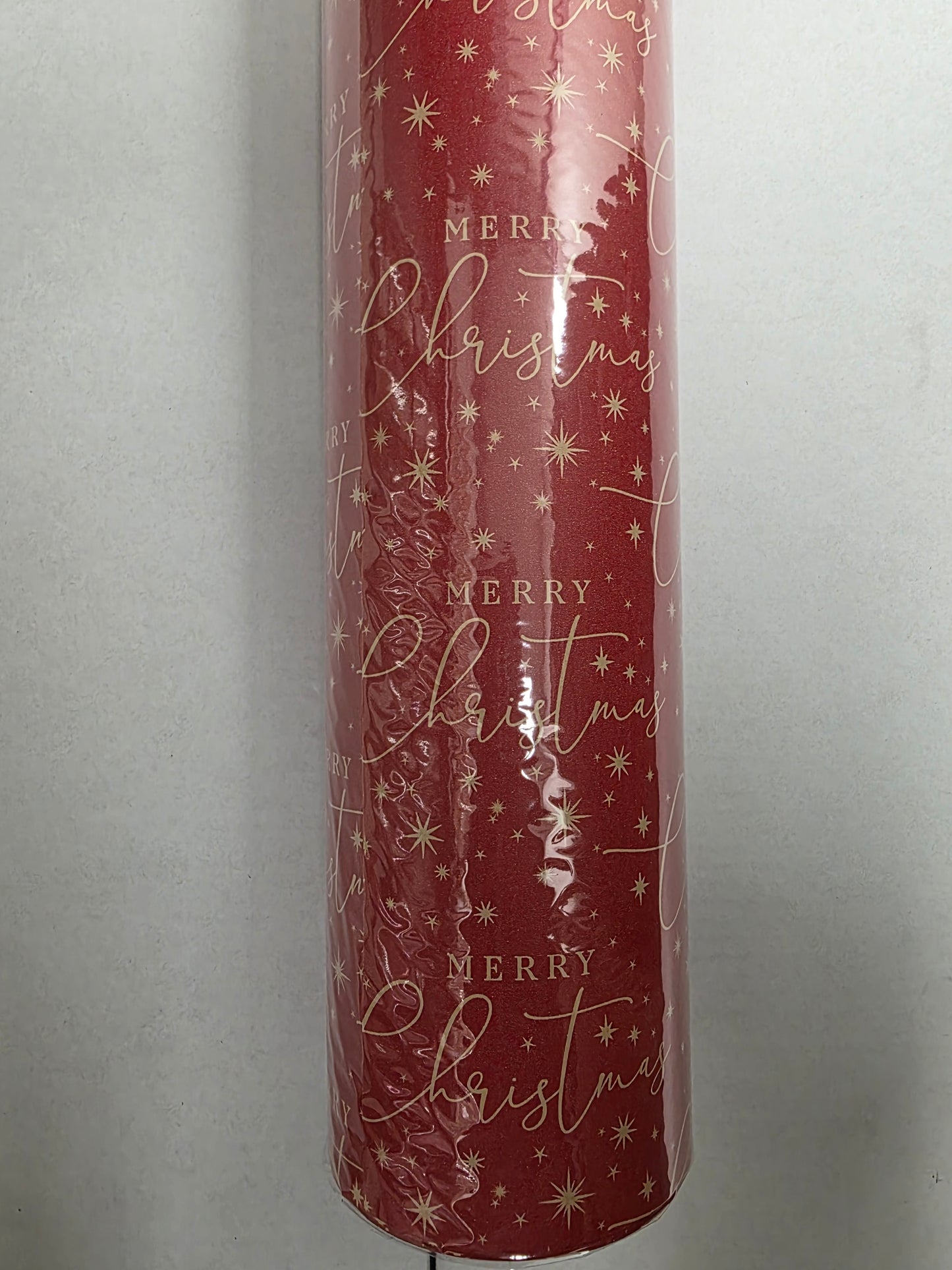 Kraft Paper Merry Xmas Red 50cm X 100m