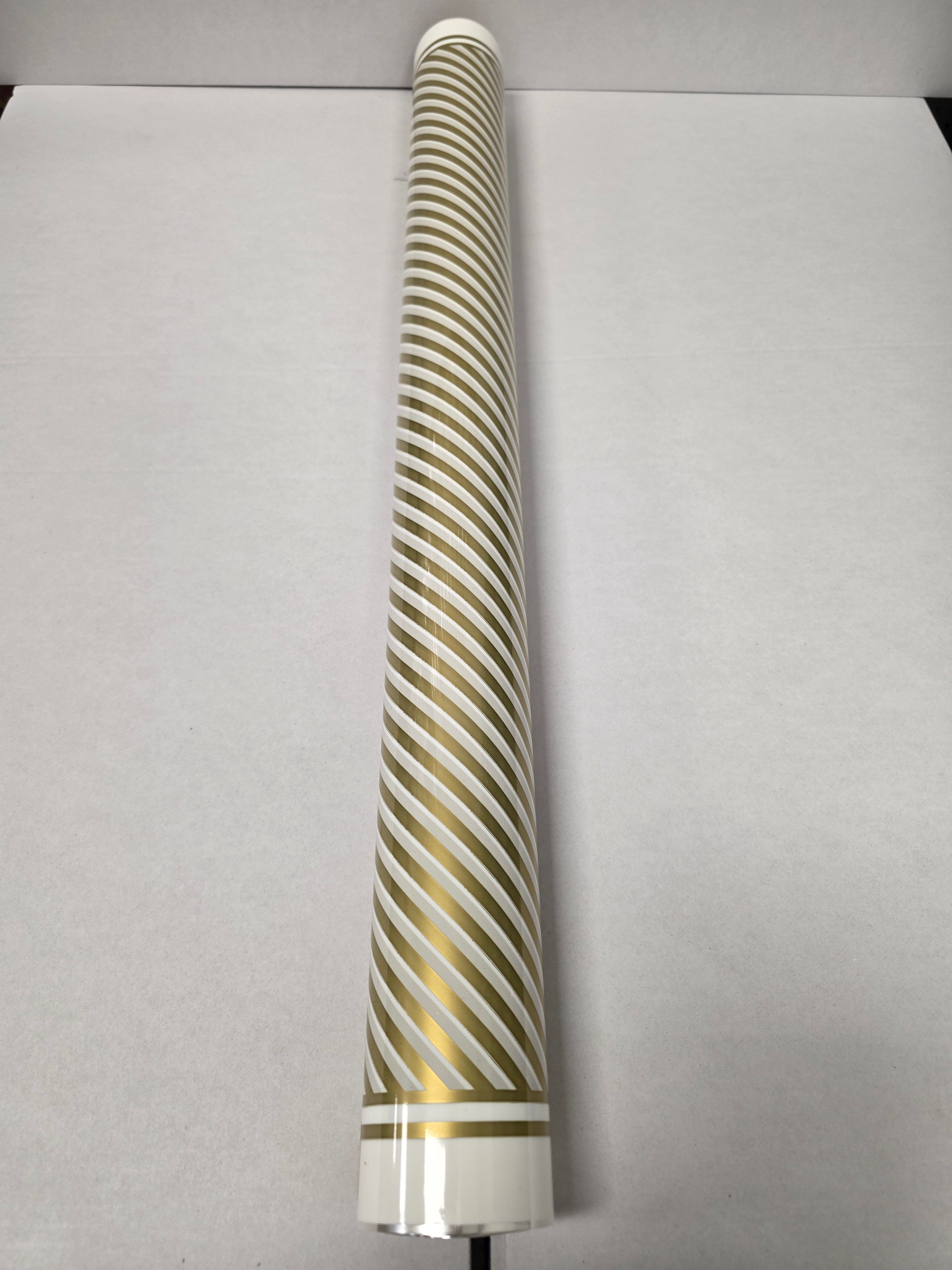 Cello Square Stripe Gold White