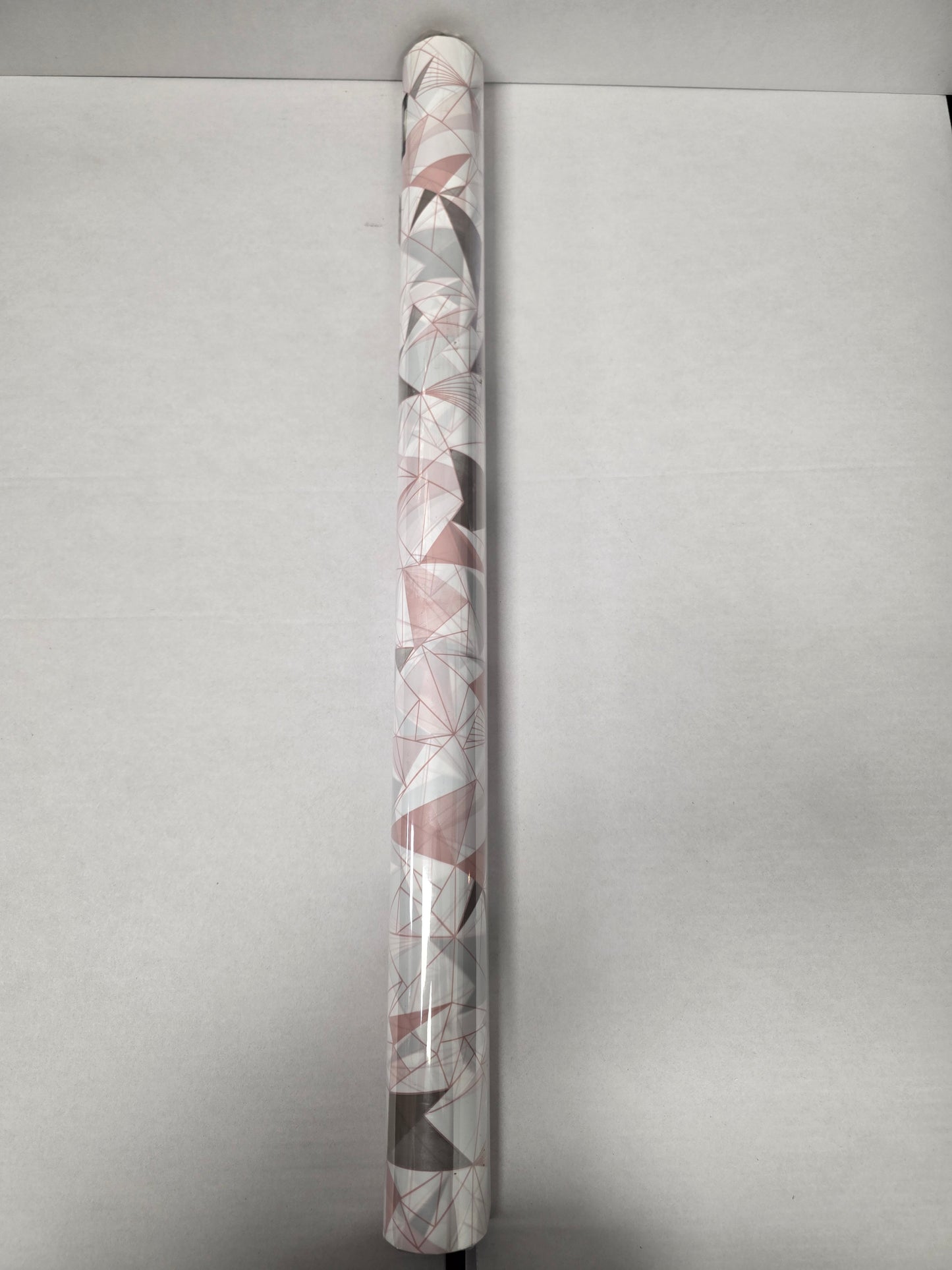 Cellophane Geo Grey Pink