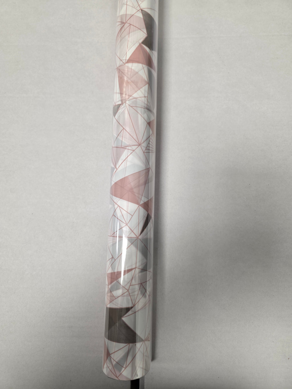 Cellophane Geo Grey Pink