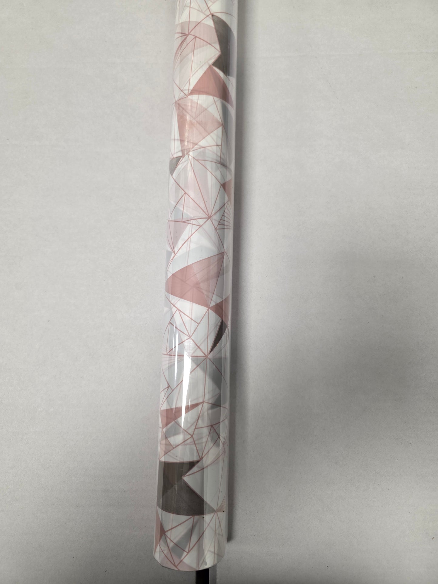 Cellophane Geo Grey Pink