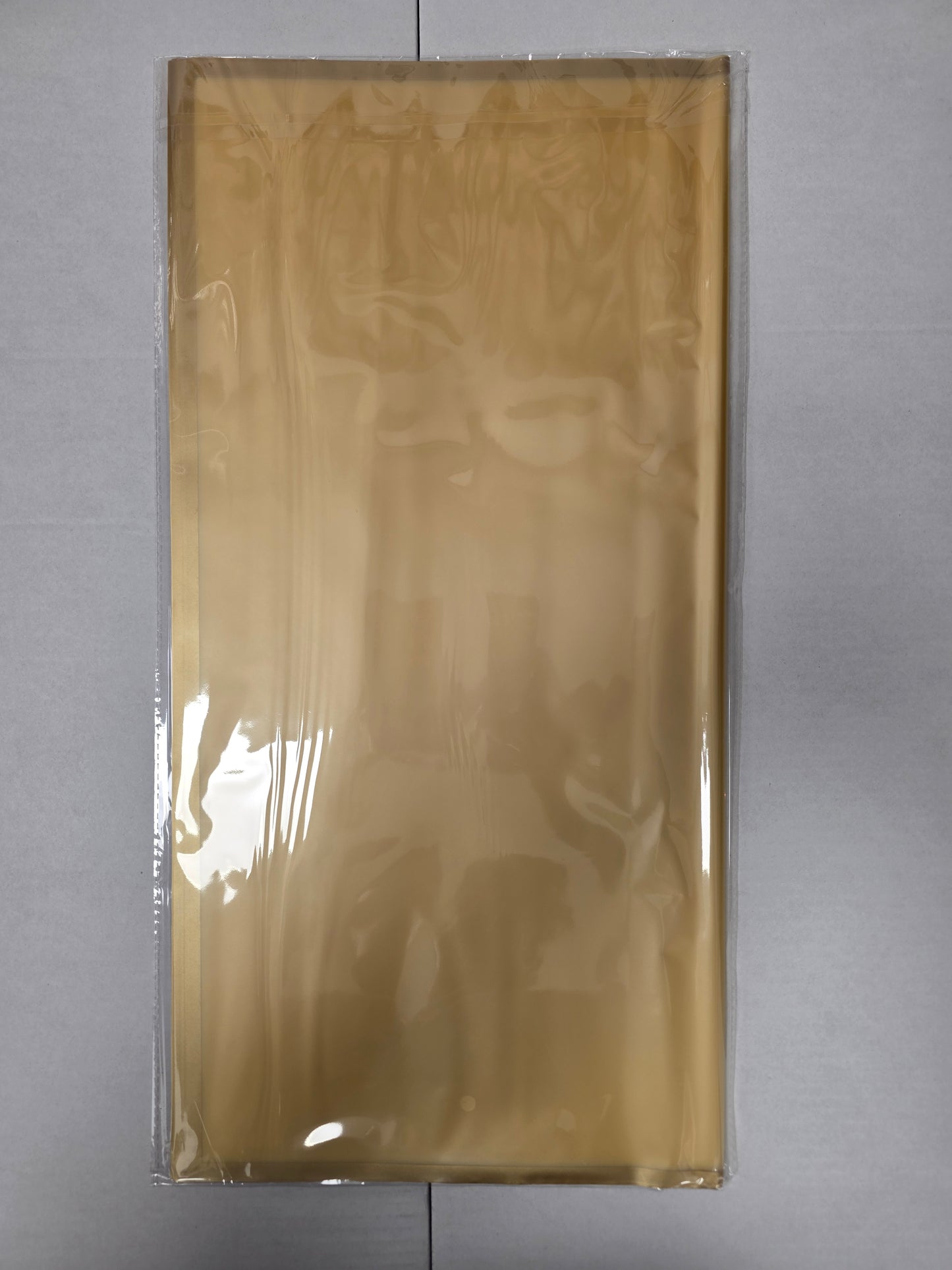 Cello Sheet Frosted Old Gold Gold Border