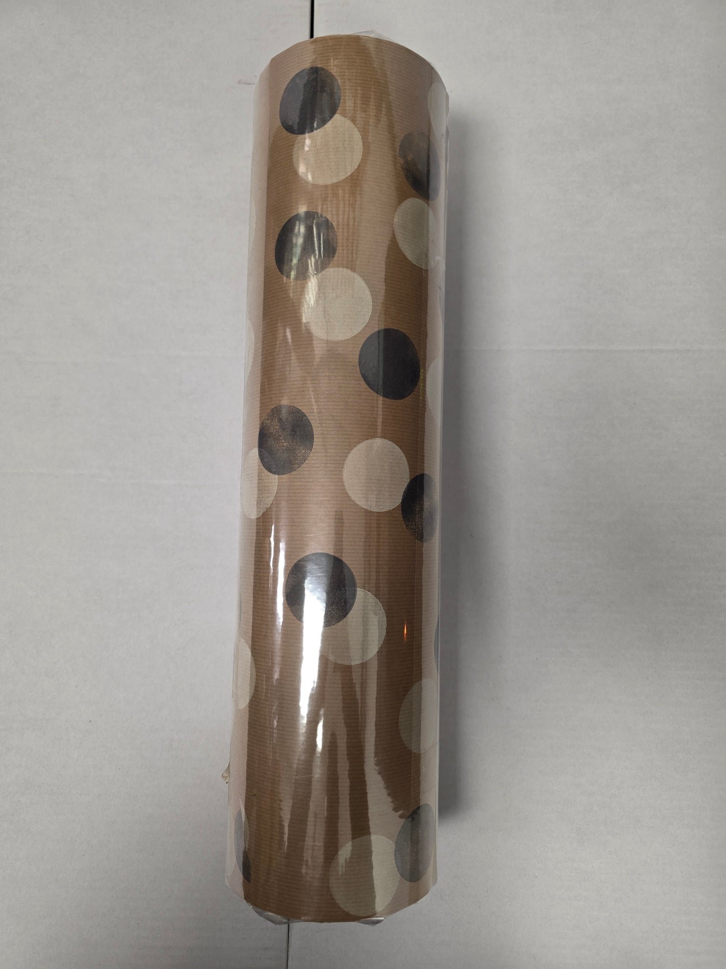 Craft Paper Watercolour Dot Almond & Grey