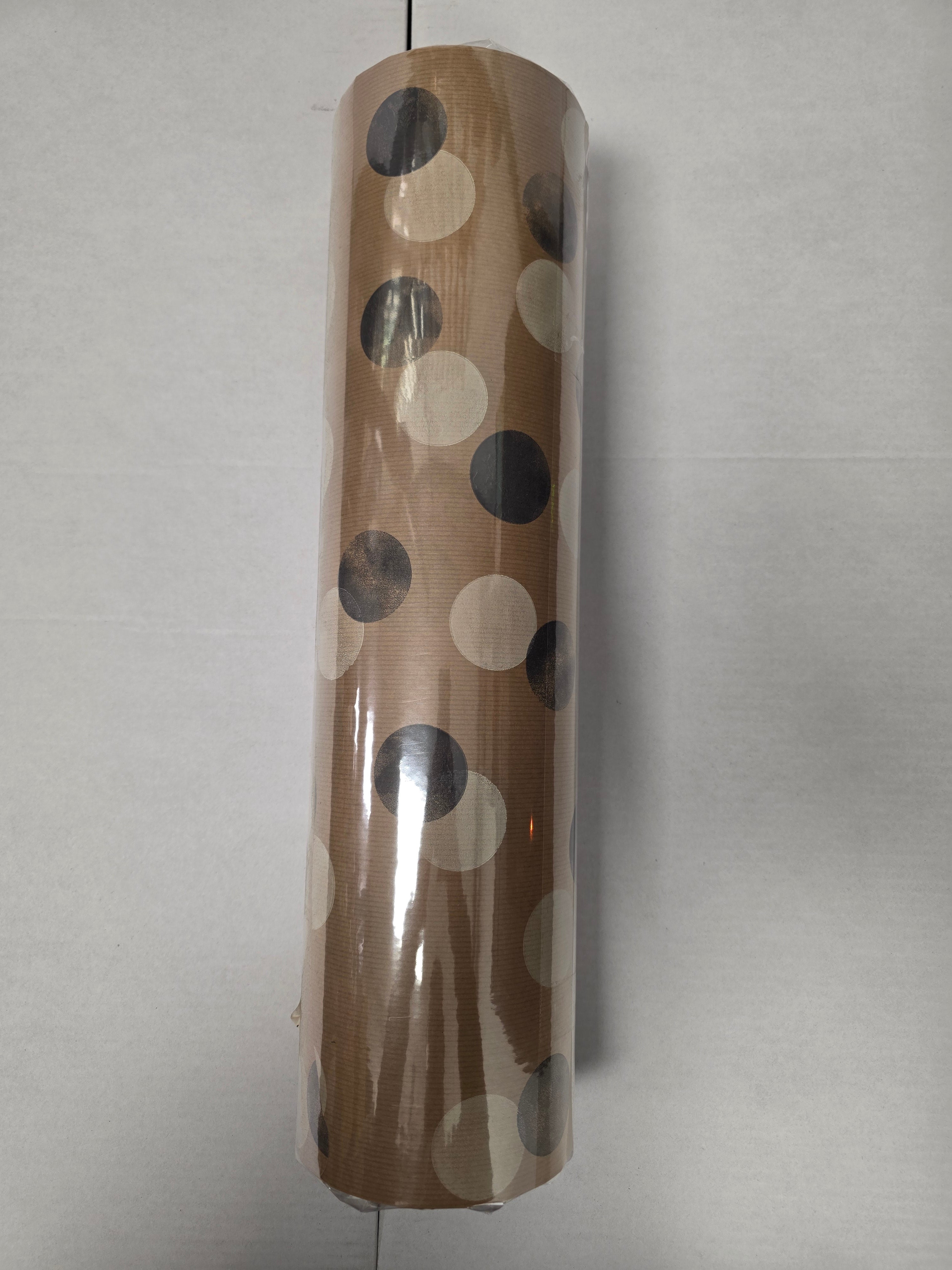 Craft Paper Watercolour Dot Almond & Grey