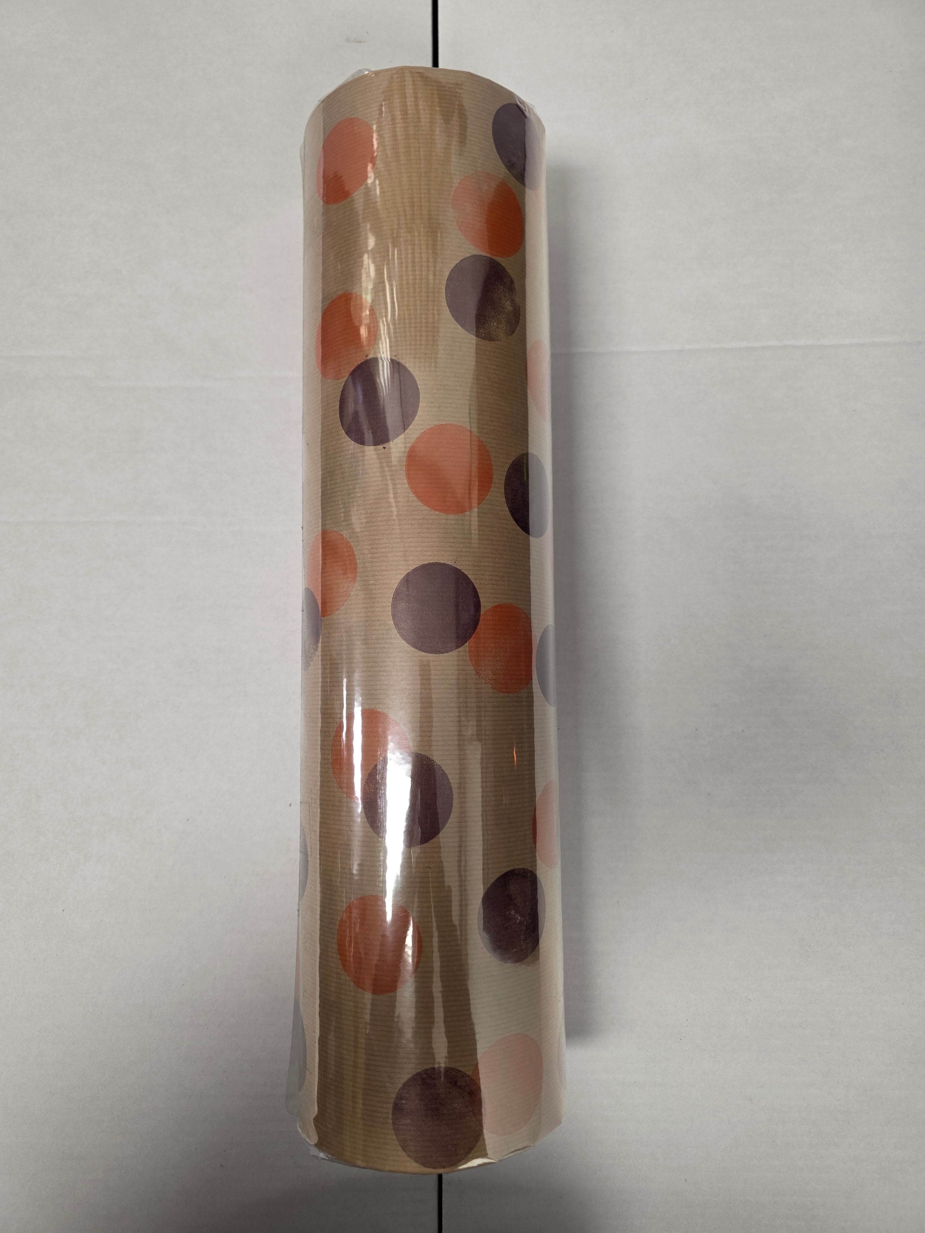 Craft Paper Watercolour Dot Orange & Mulberry