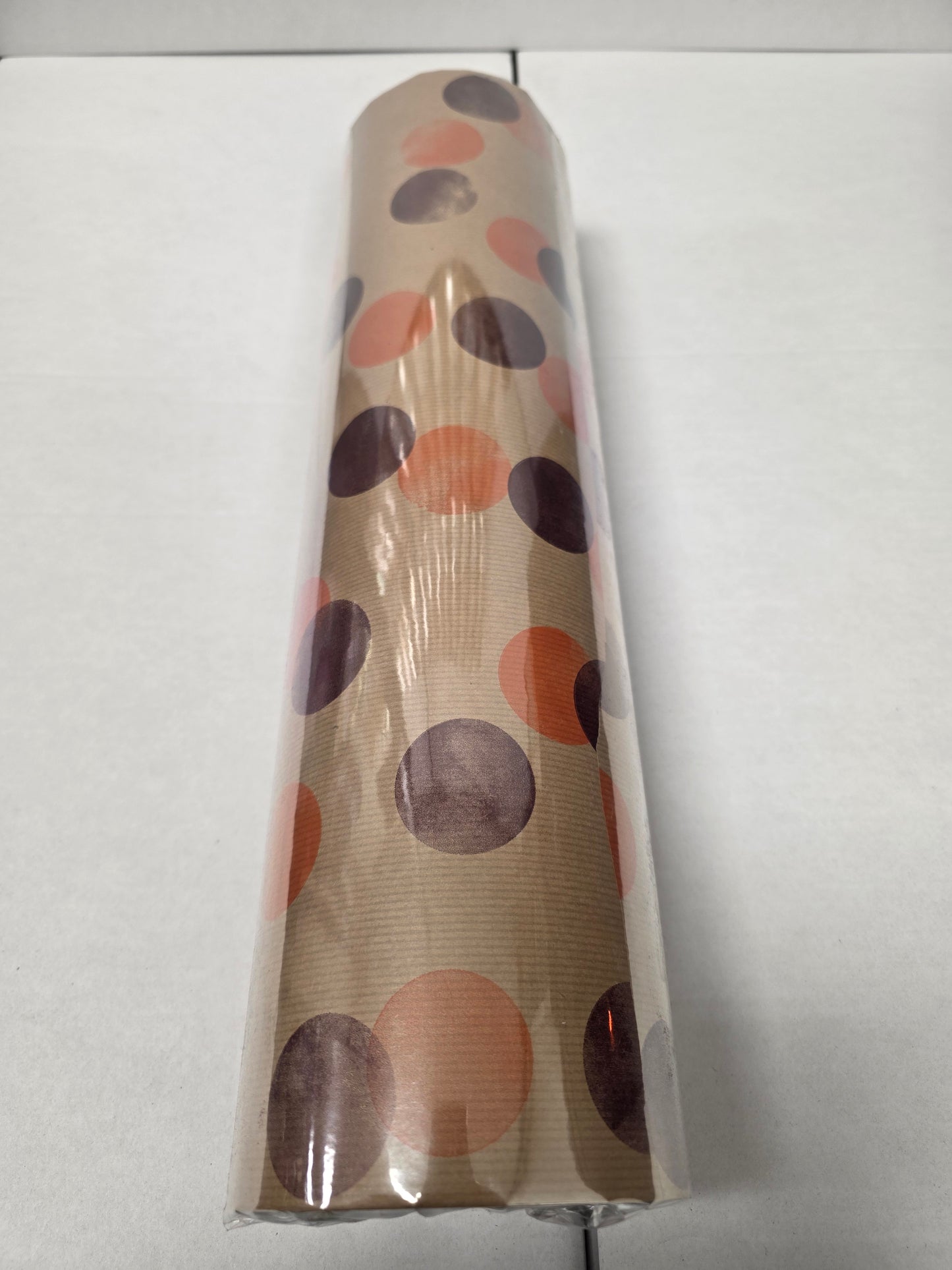 Craft Paper Watercolour Dot Orange & Mulberry