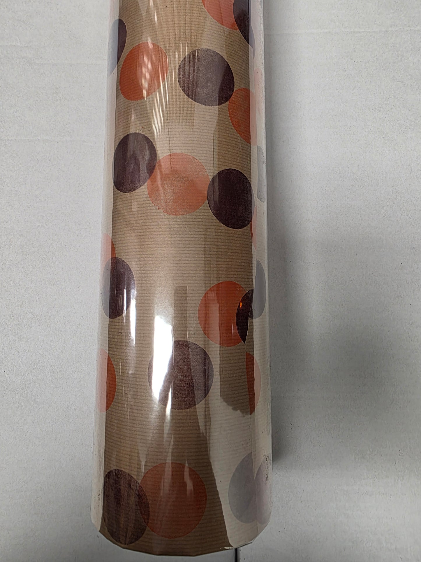 Craft Paper Watercolour Dot Orange & Mulberry