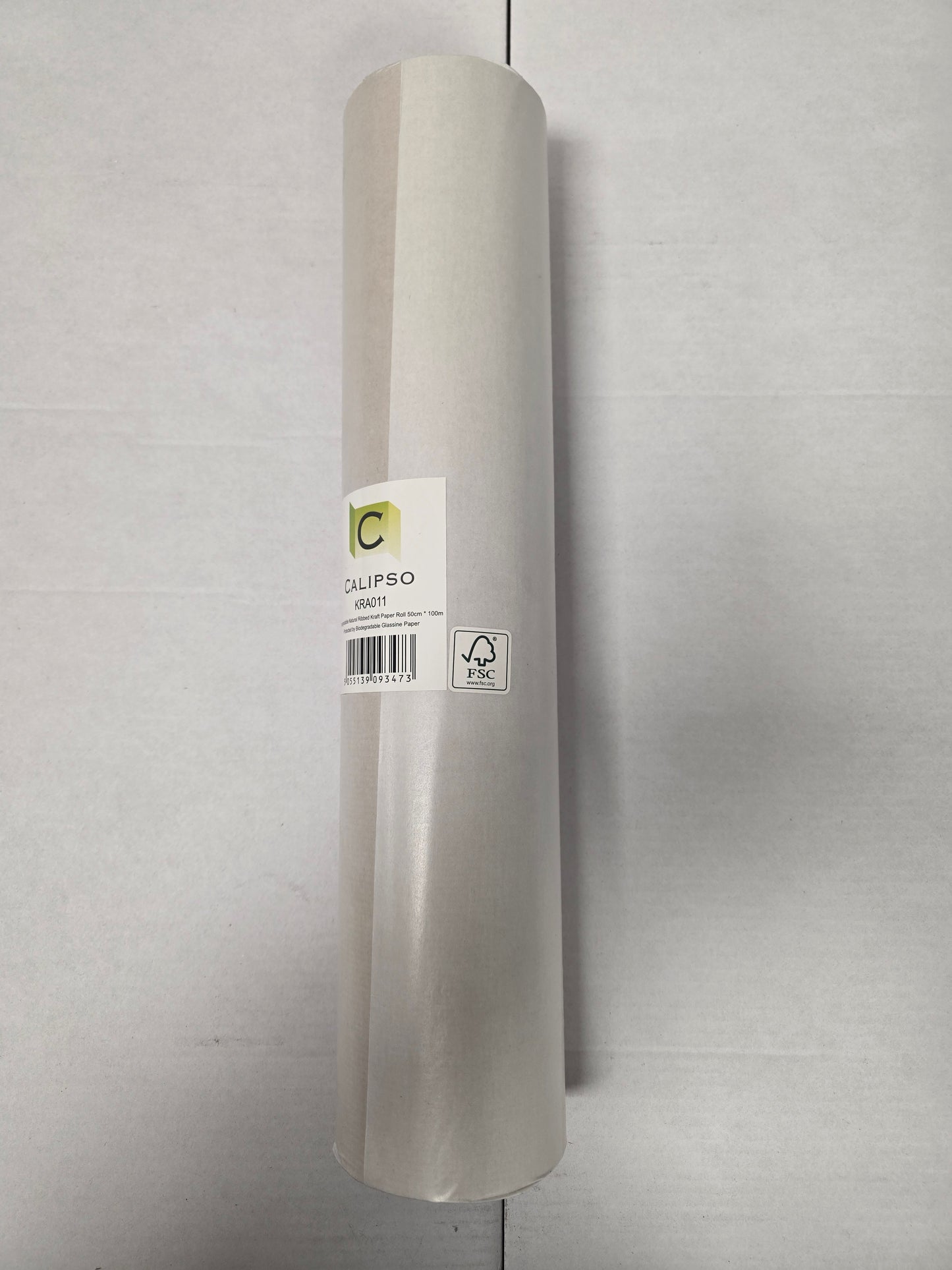 Kraft Paper Roll Natural Ribbed