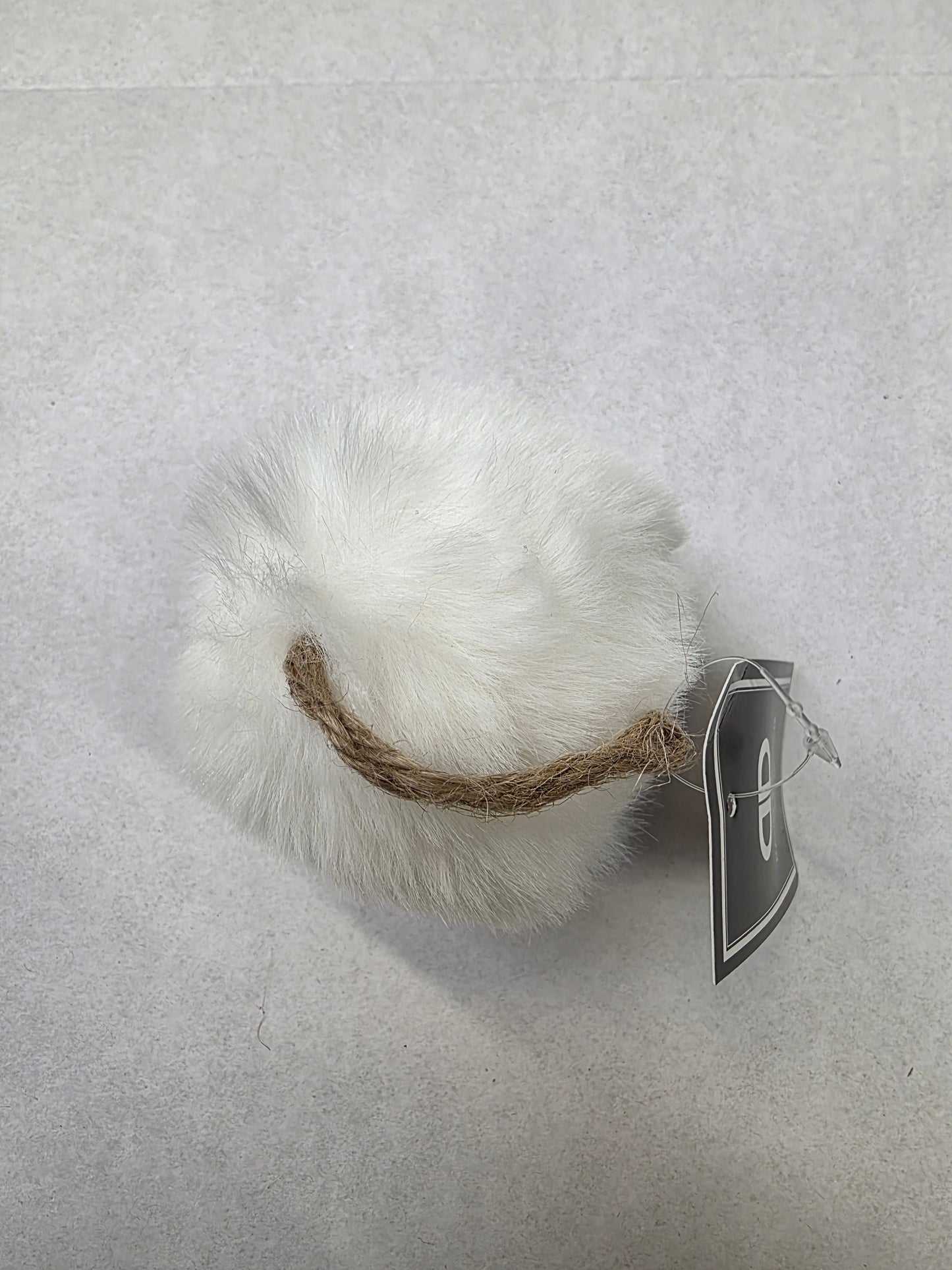 Bauble Fue 7cm White (PACK OF 3)