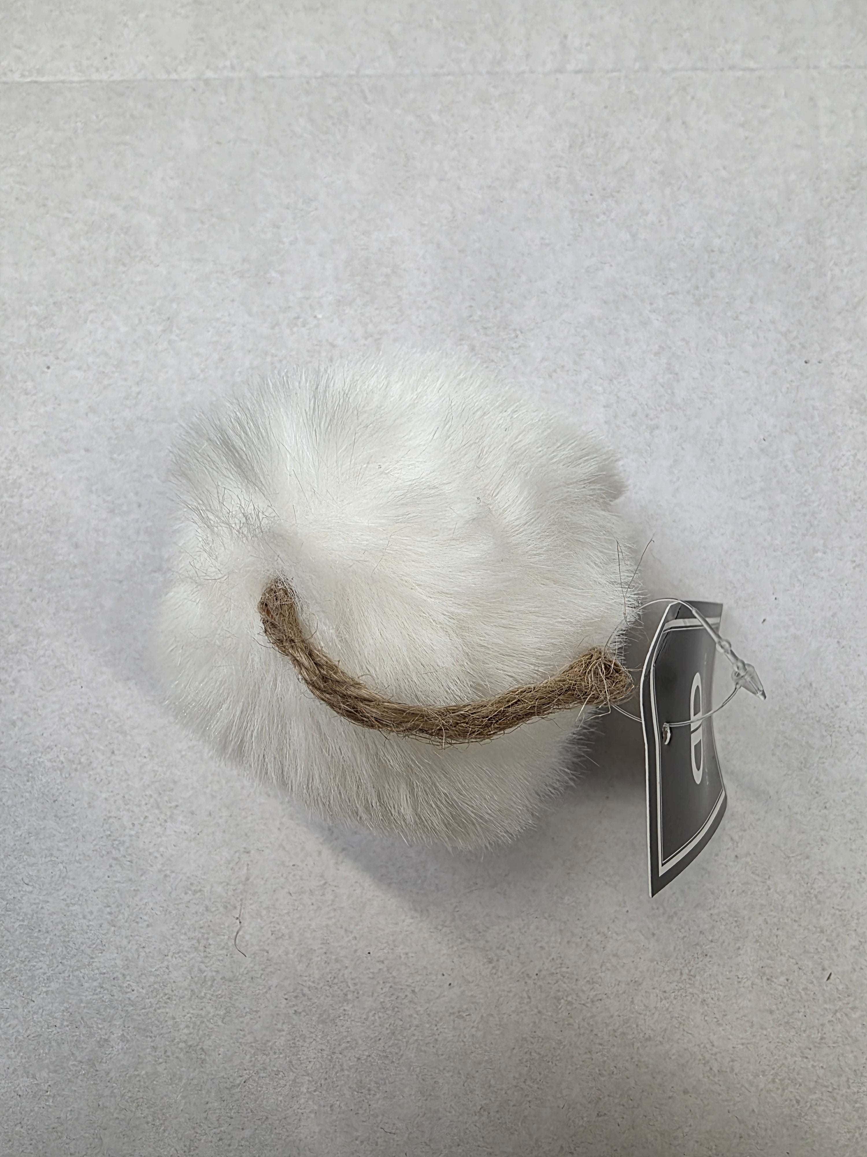 Bauble Fue 7cm White (PACK OF 3)