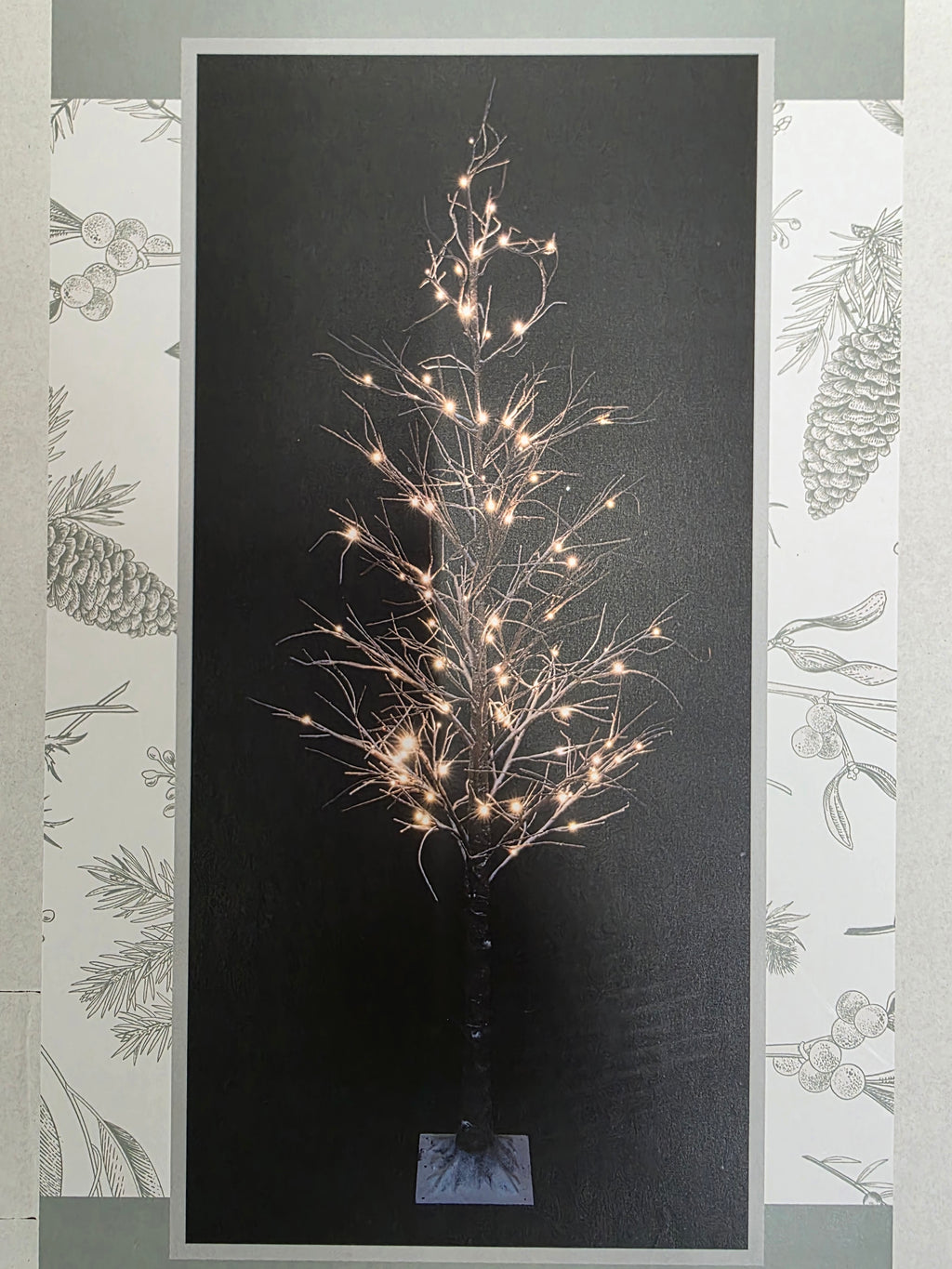 Twinkle Snowtwig Tree 180cm Plug