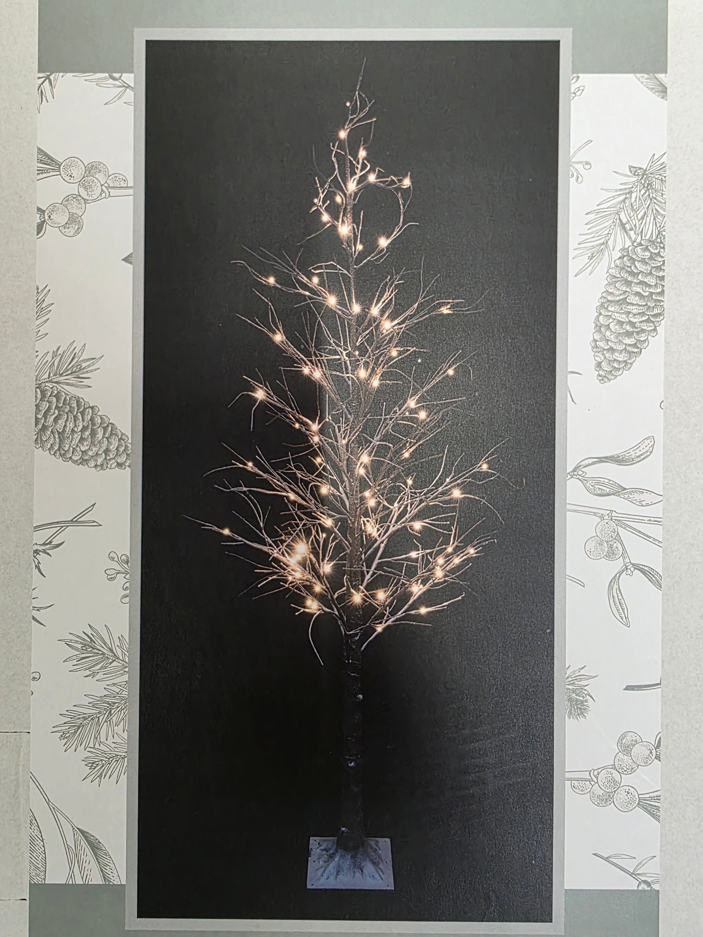 Twinkle Snowtwig Tree 180cm Plug