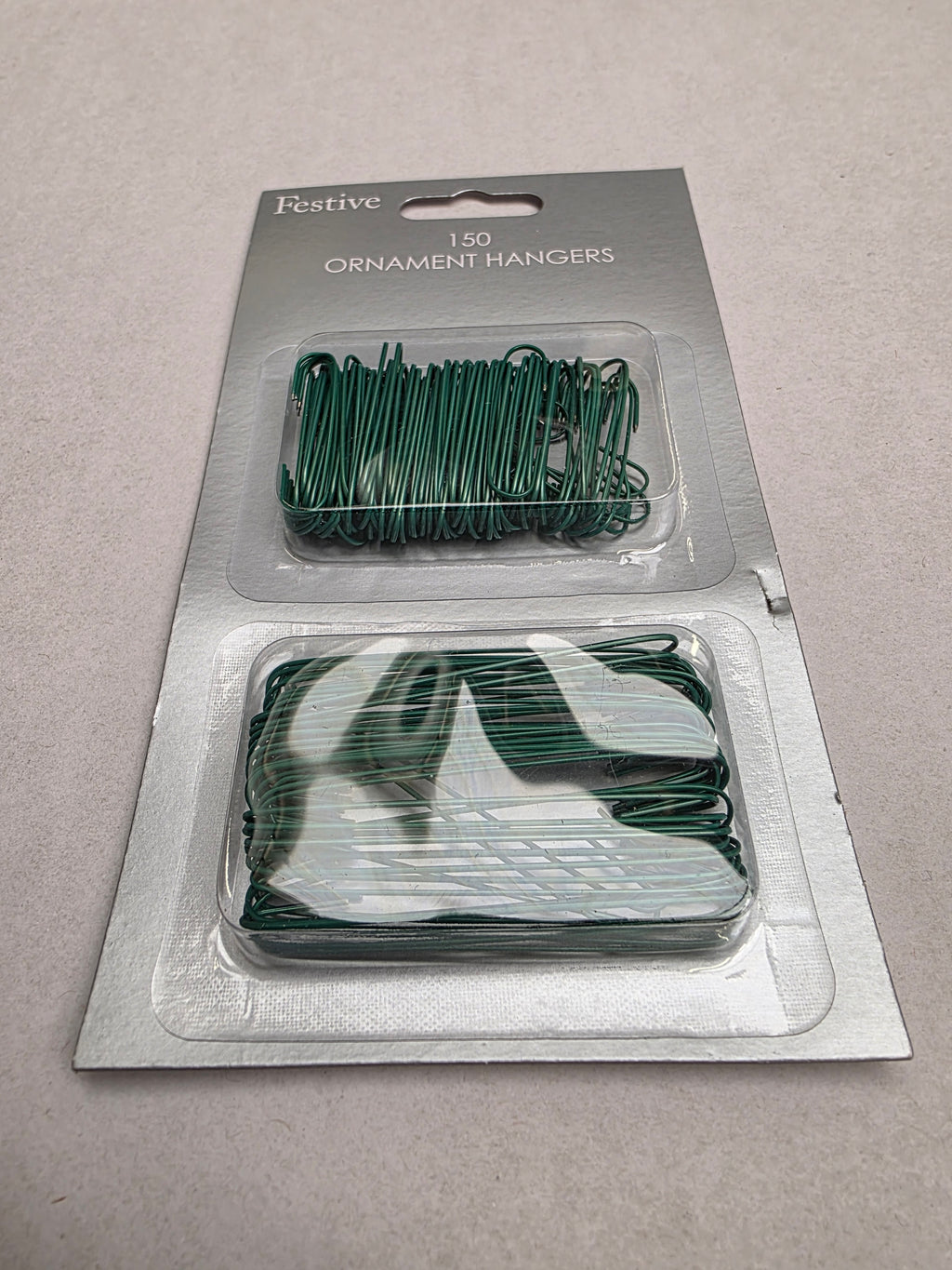 Green Plastic Coated Metal Hooks X150  (PACK OF 3)