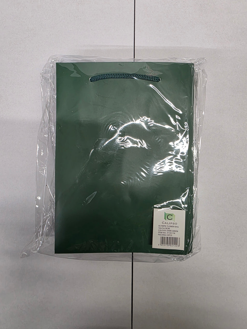 Multipurpose/Bouquet Bag Dark Green 25cm