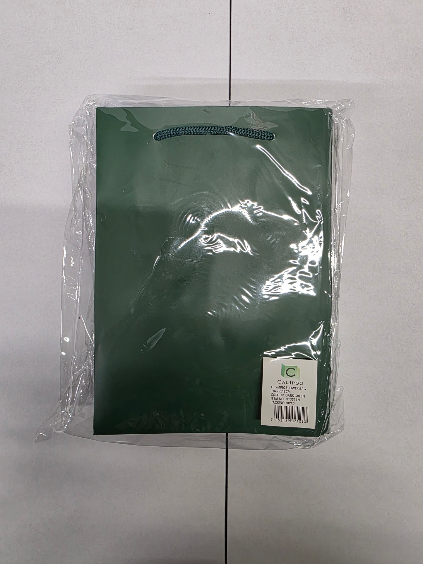 Bouquet Bag Dark Green 25cm