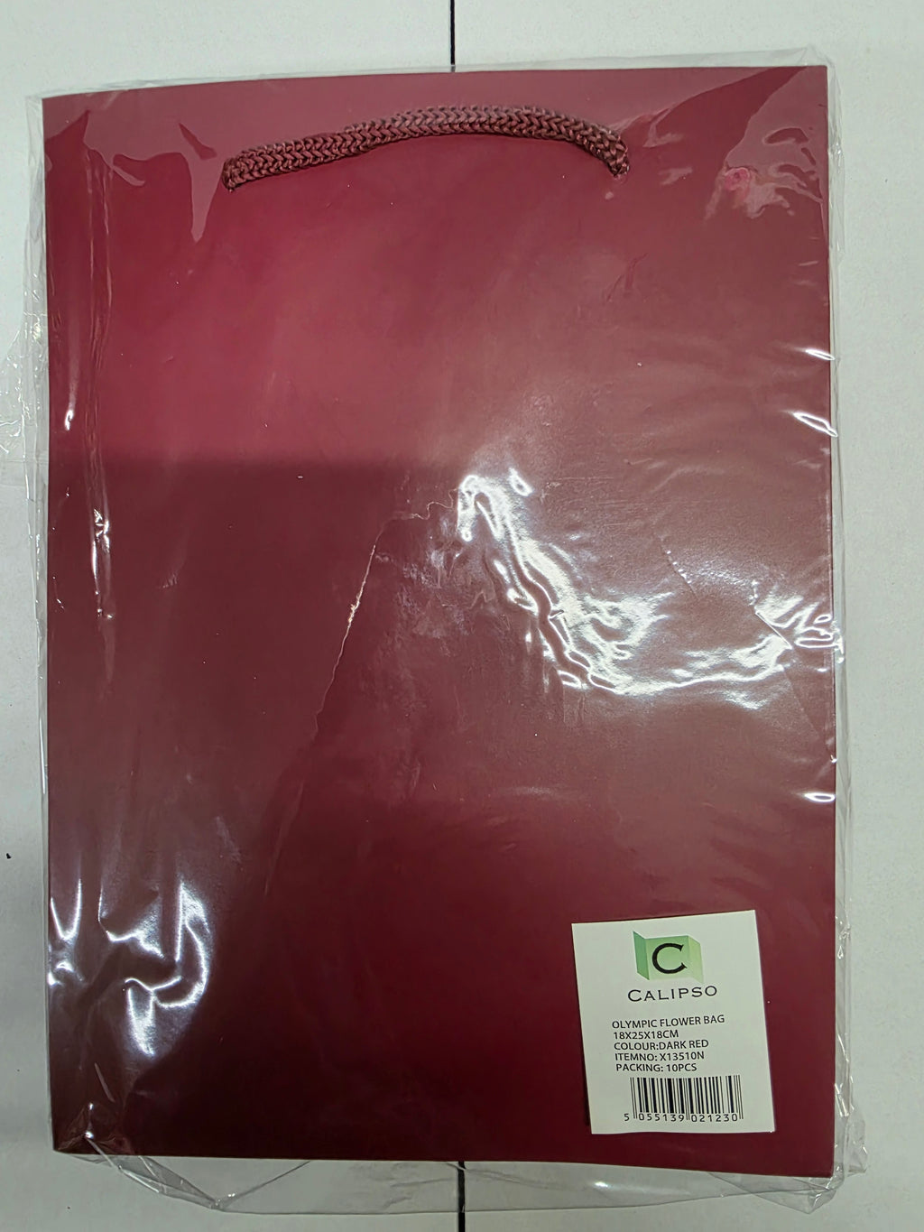 Multipurpose/Bouquet Bag Dark Red 25cm