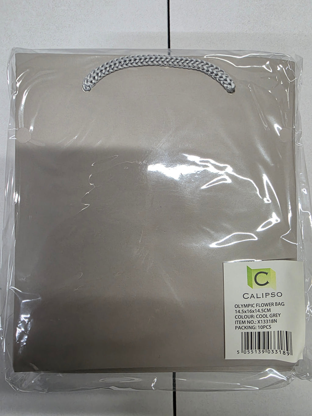 Multipurpose/Bouquet Bag Grey 14.5cm