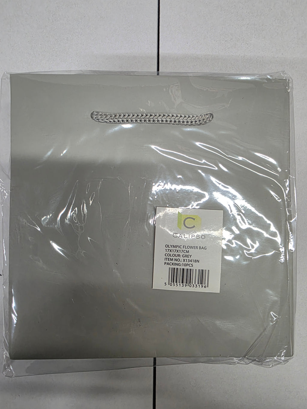 Multipurpose/Bouquet Bag Grey 17cm