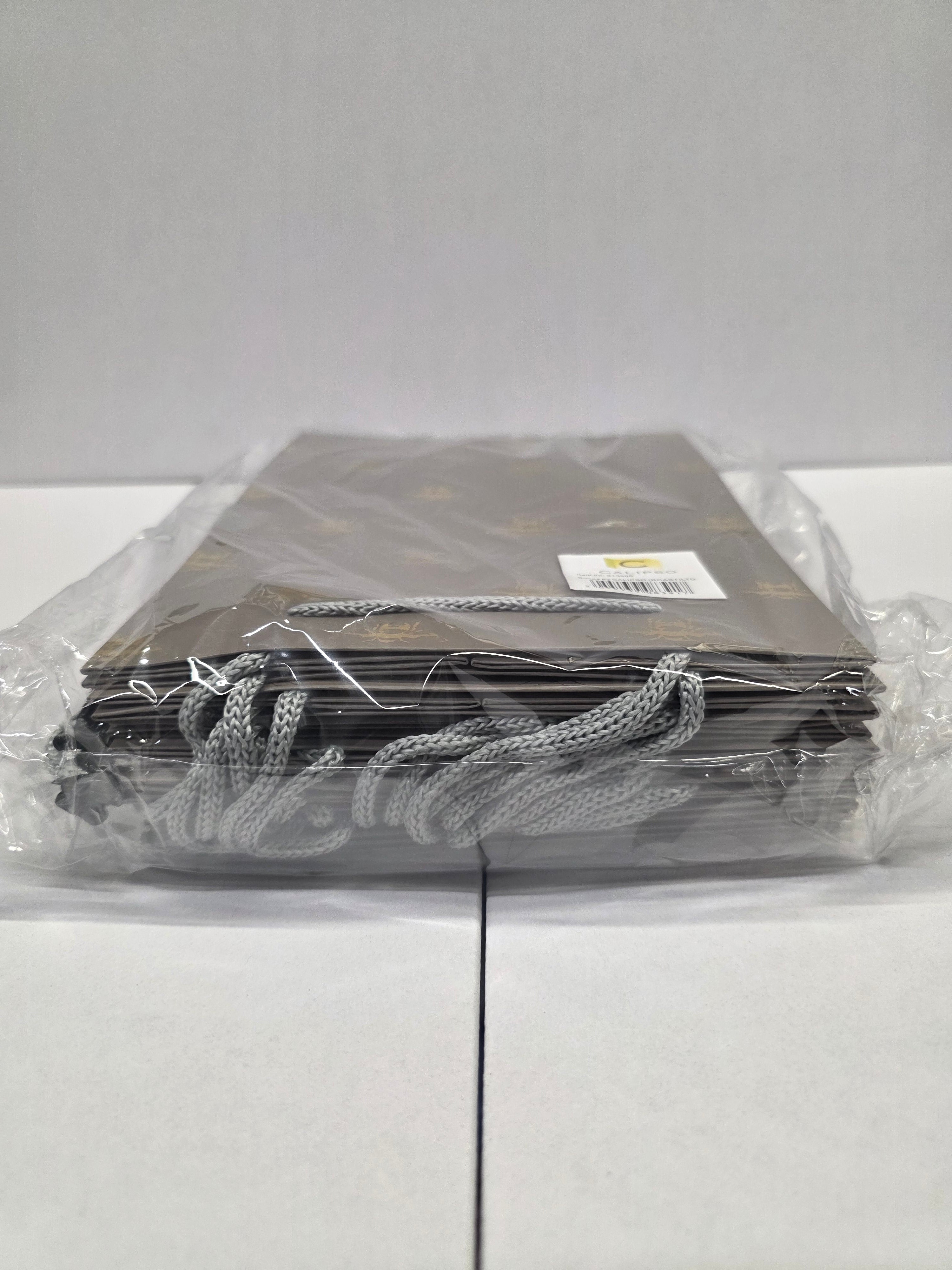 Multipurpose/Bouquet Bag Grey Gold Bee 25cm