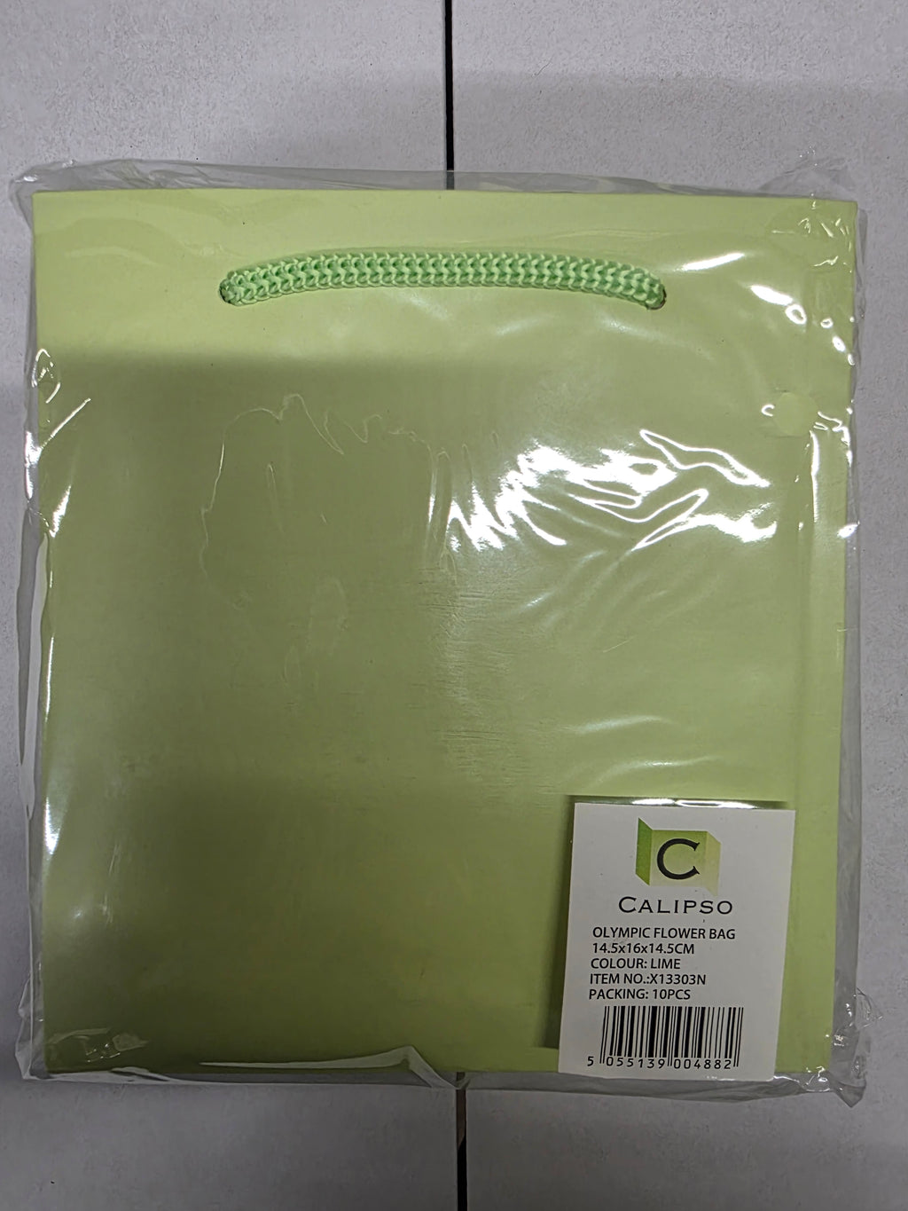 Multipurpose/Bouquet Bag Lime 14.5cm