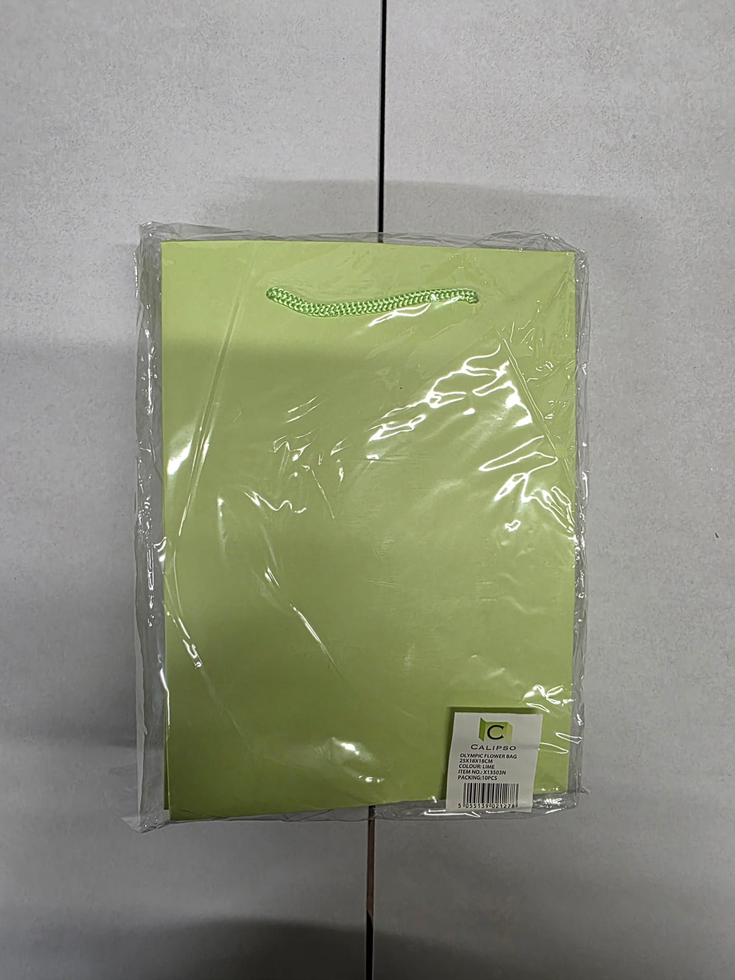 Bouquet Bag Lime 25cm