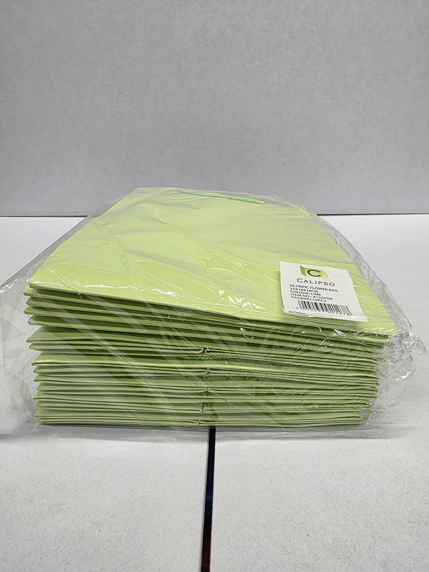 Bouquet Bag Lime 25cm