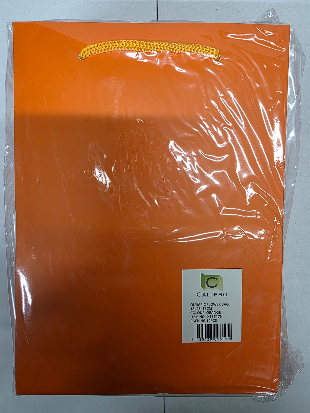 Multipurpose/Bouquet Bag Orange 25cm