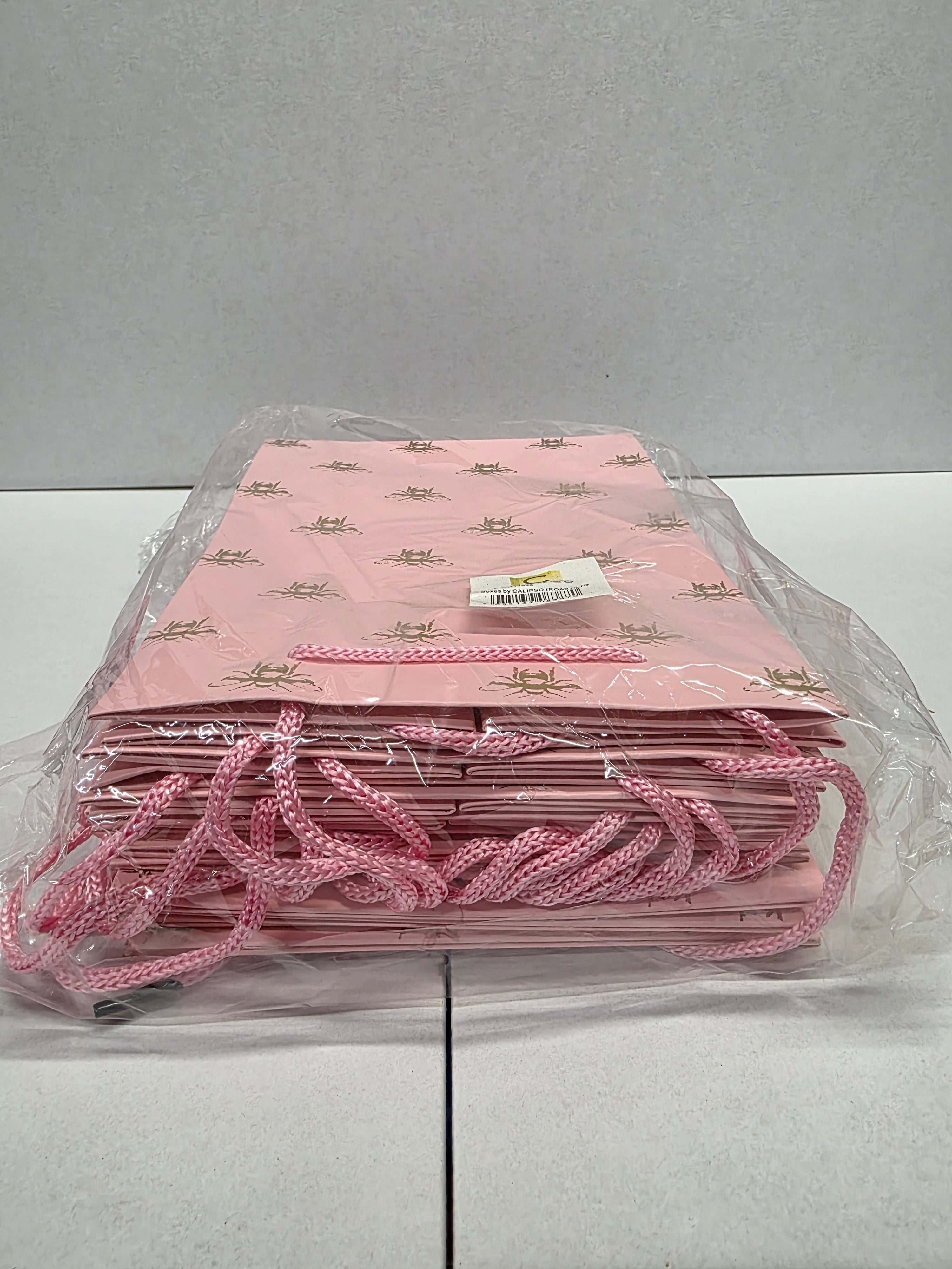 Multipurpose/Bouquet Bag Pink Gold Bee 25cm