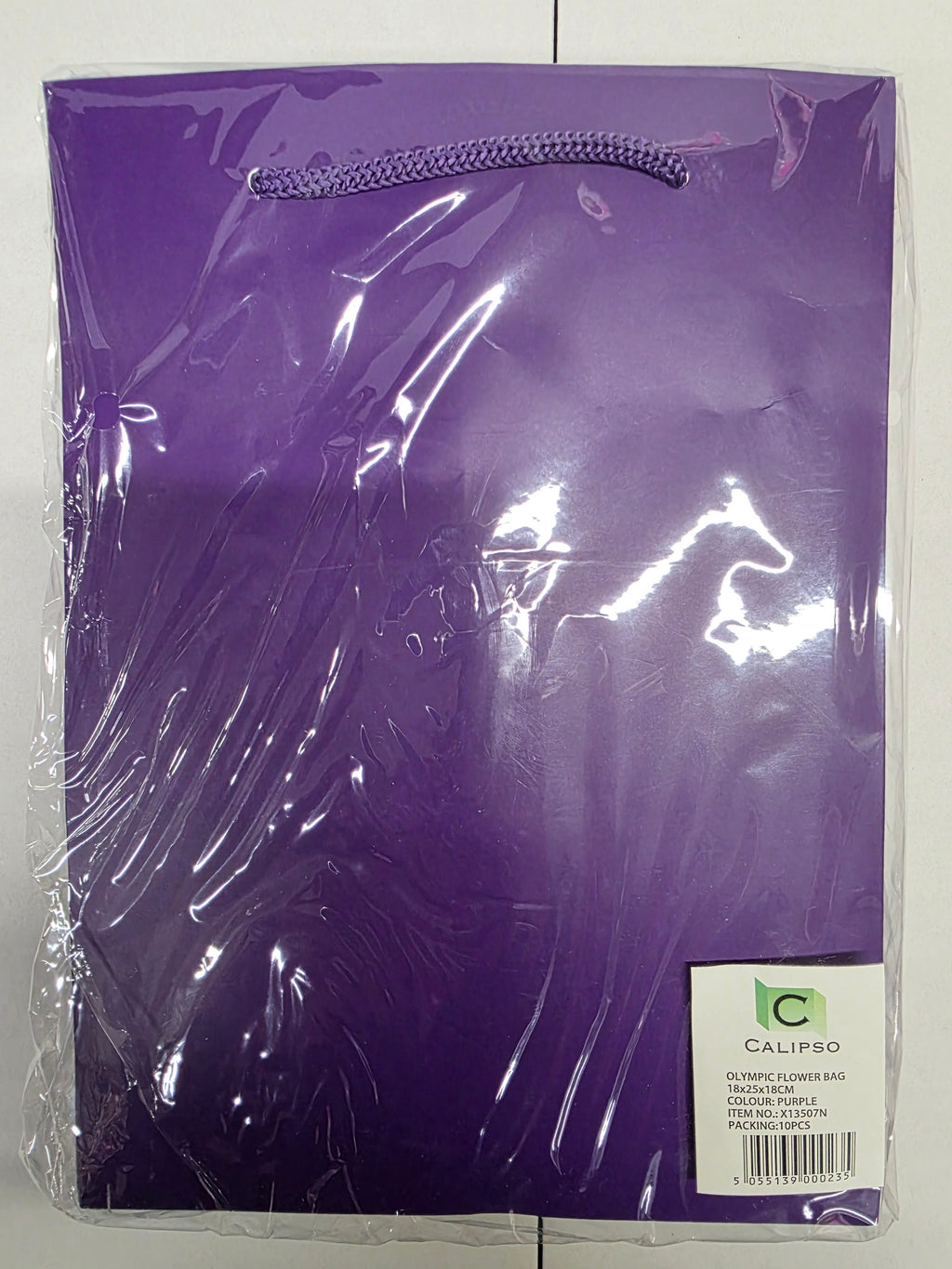 Multipurpose/Bouquet Bag Purple 25cm