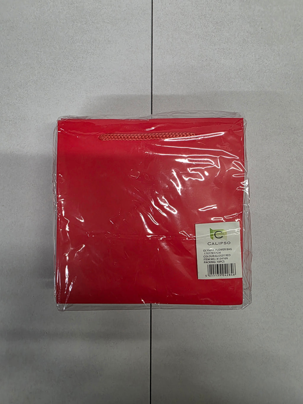 Multipurpose/Bouquet Bag Red 17cm