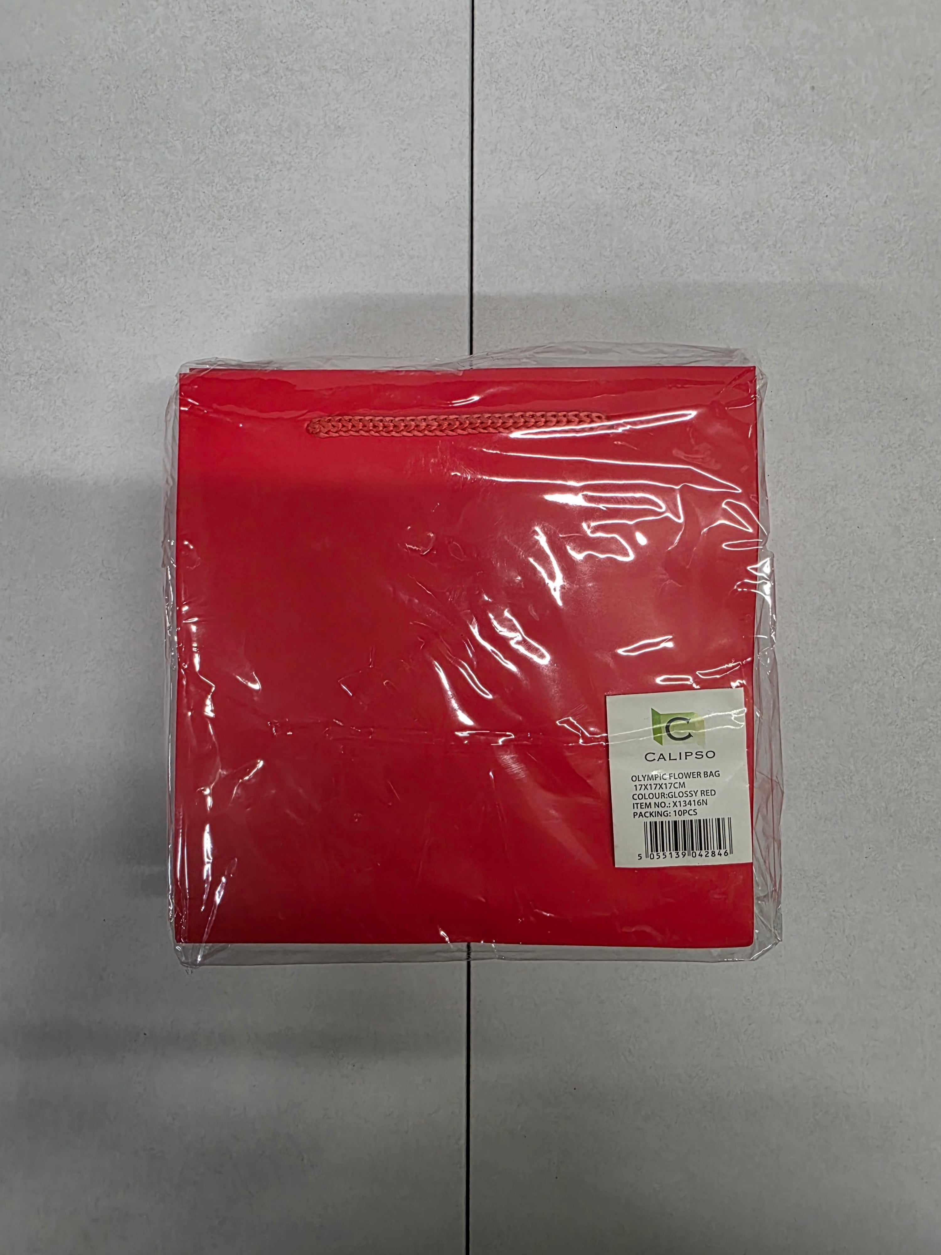 Multipurpose/Bouquet Bag Red 17cm