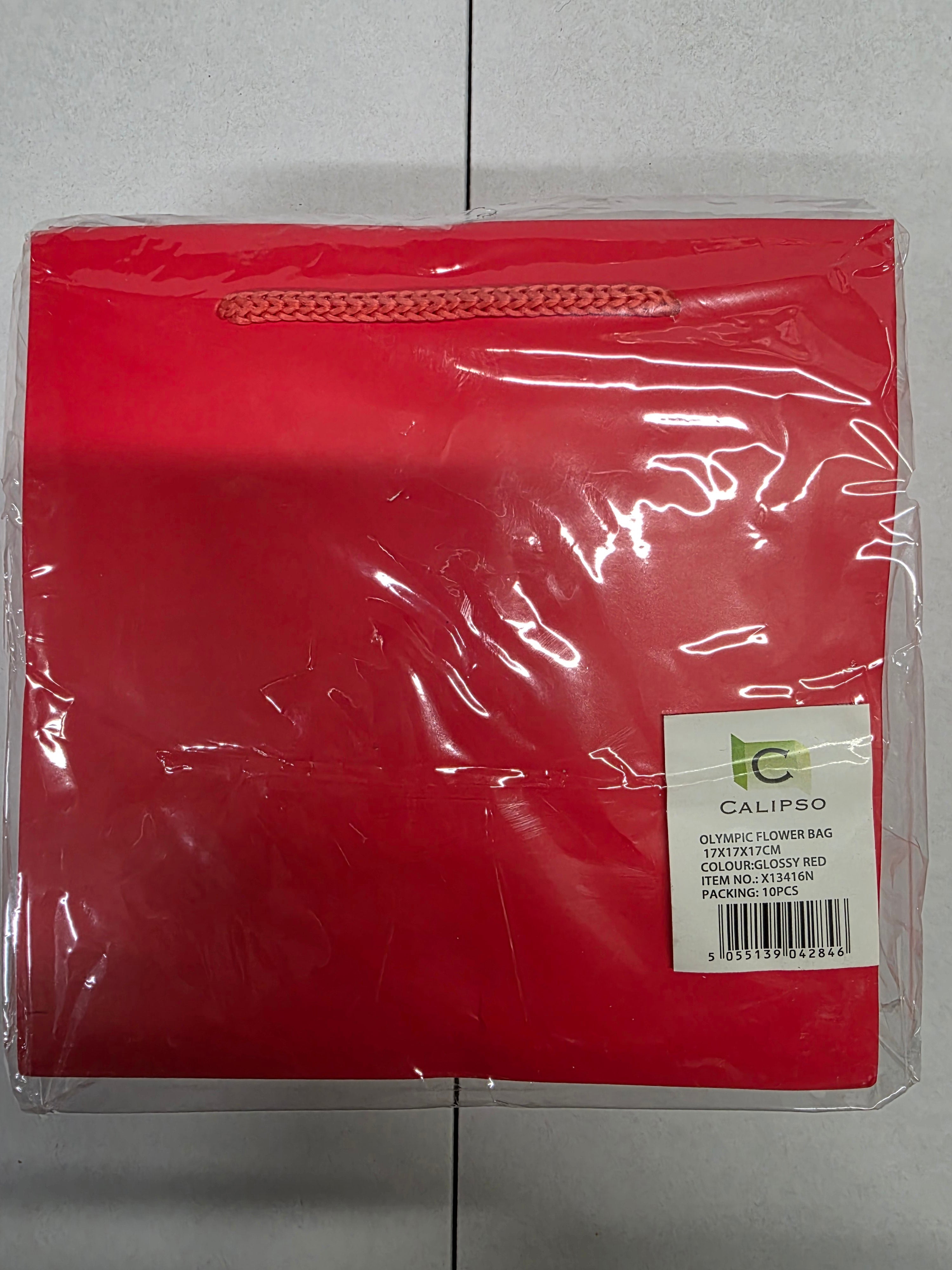Multipurpose/Bouquet Bag Red 17cm