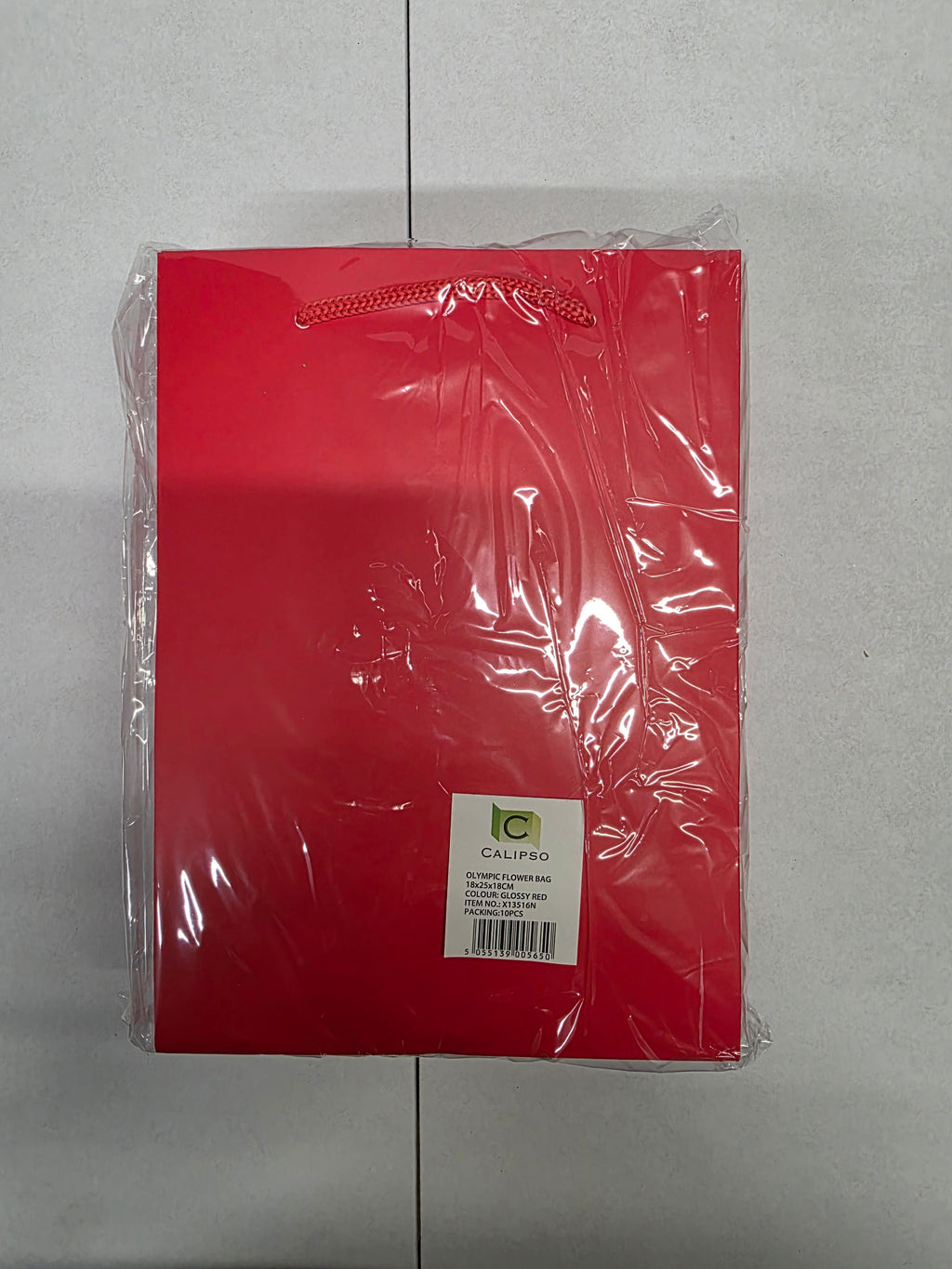 Multipurpose/Bouquet Bag Red 25cm