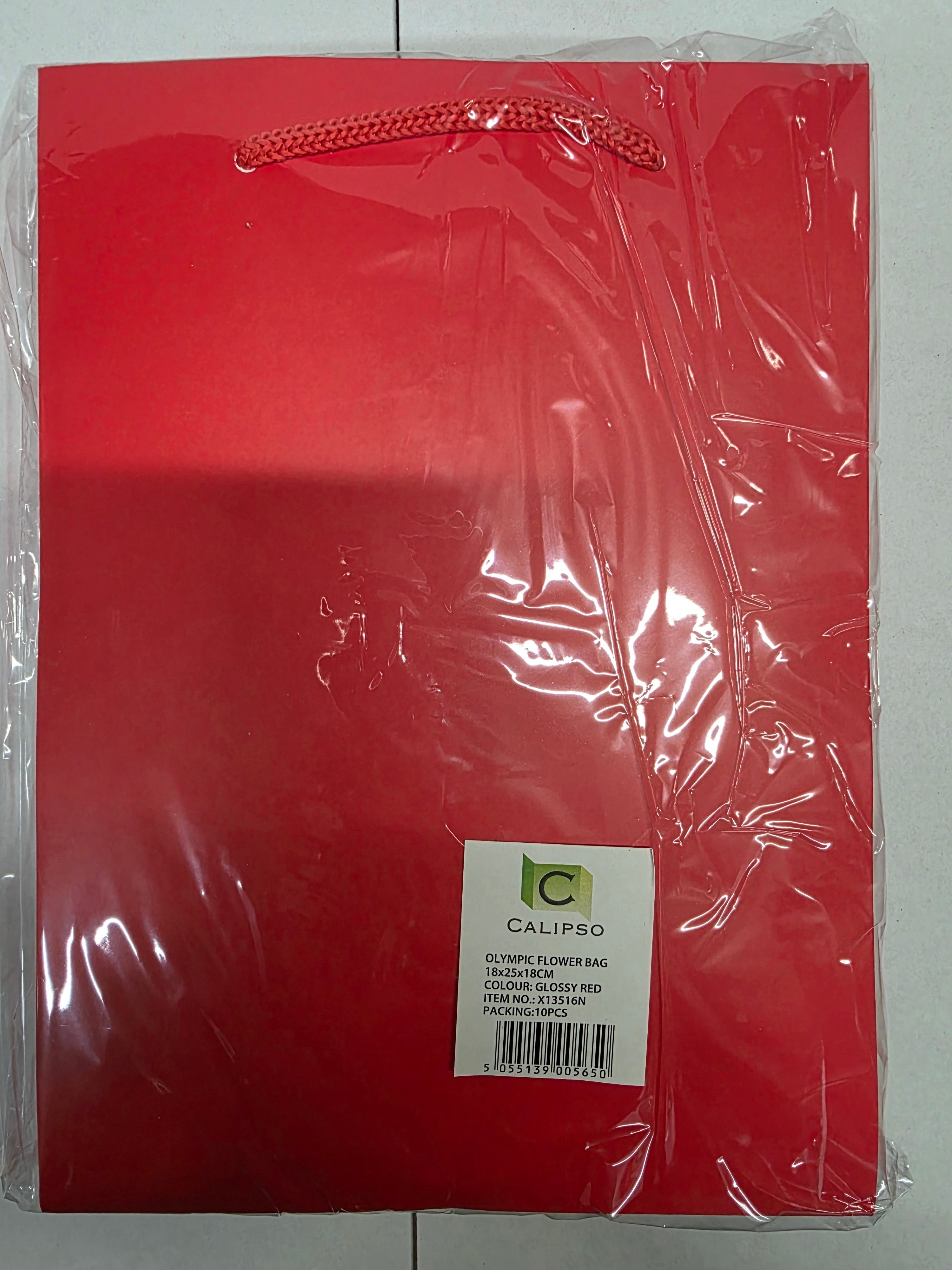 Multipurpose/Bouquet Bag Red 25cm