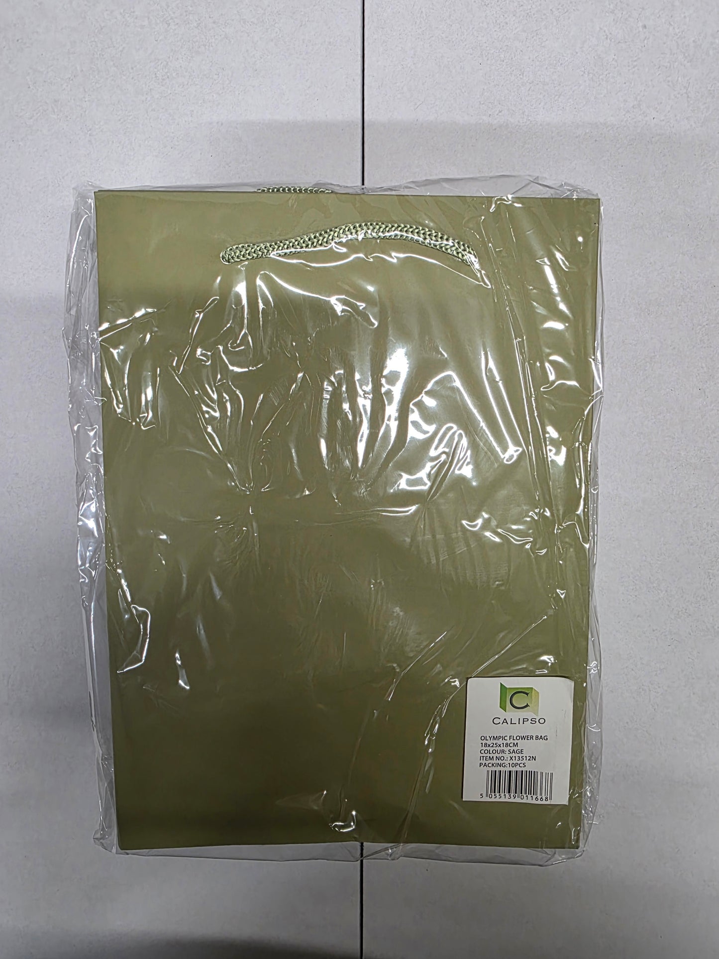 Bouquet Bag Sage 25cm