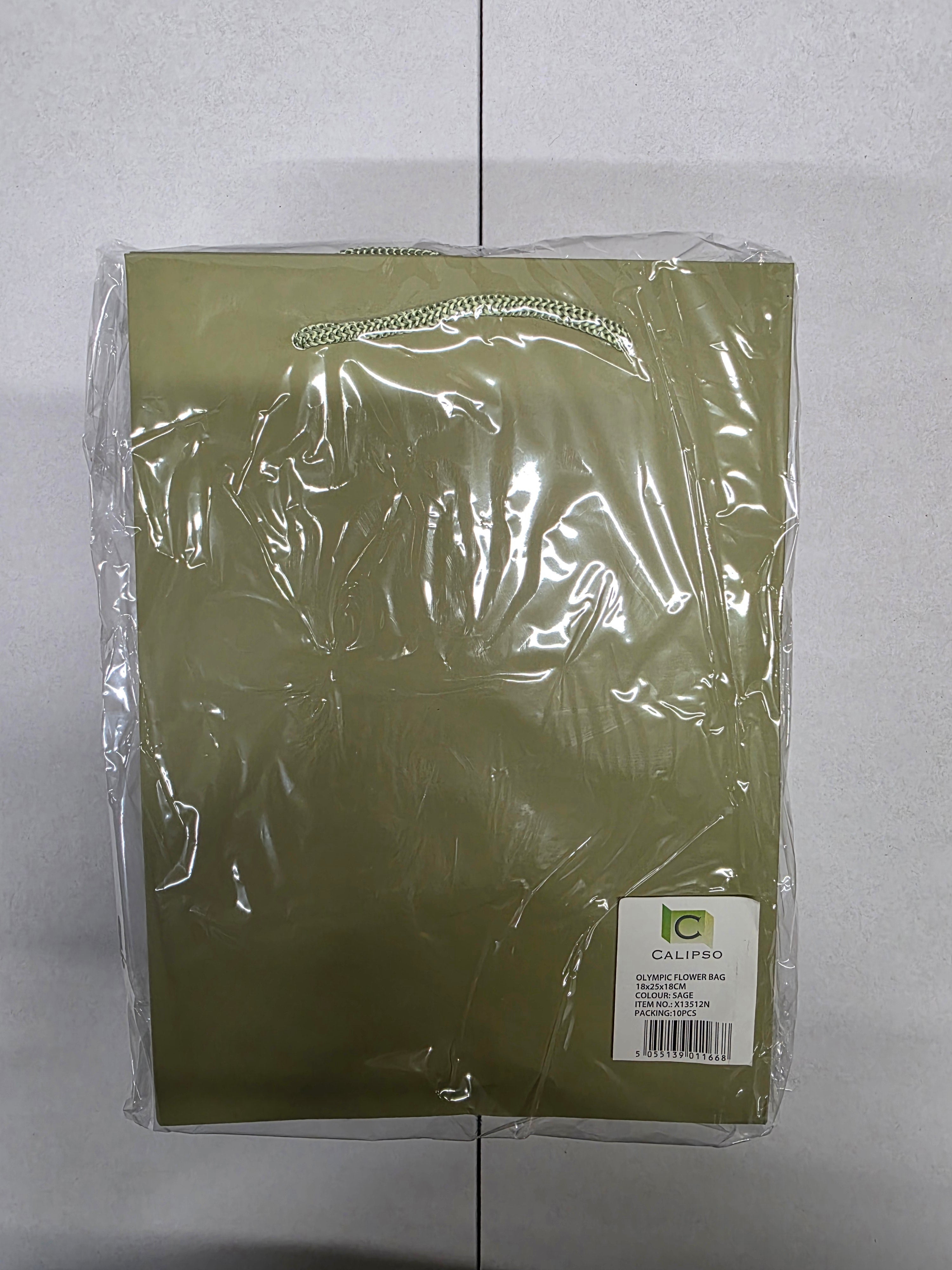 Multipurpose/Bouquet Bag Sage 25cm