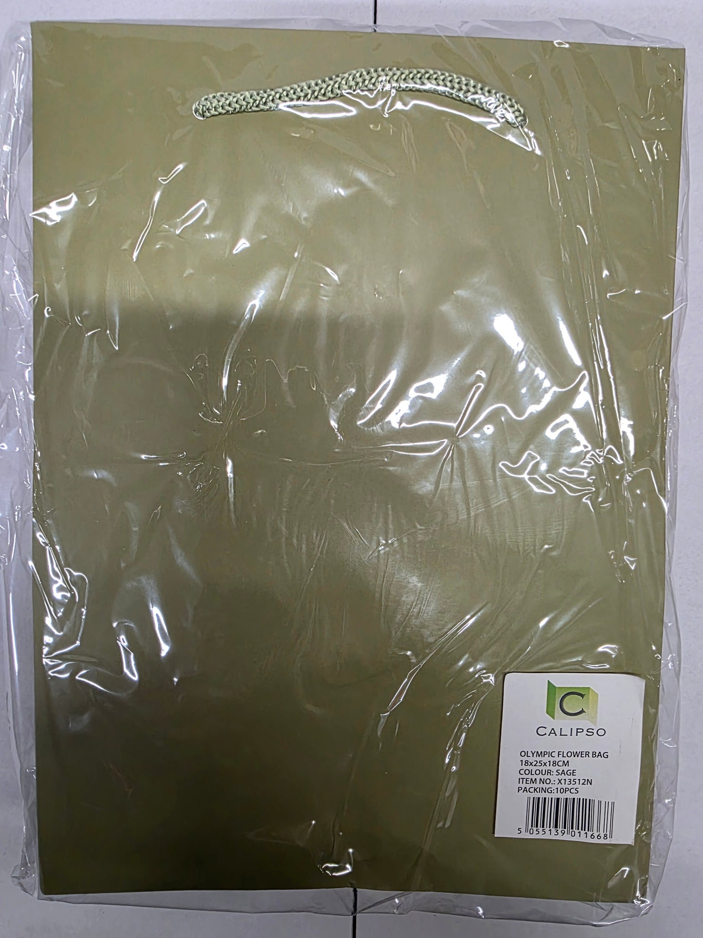 Bouquet Bag Sage 25cm