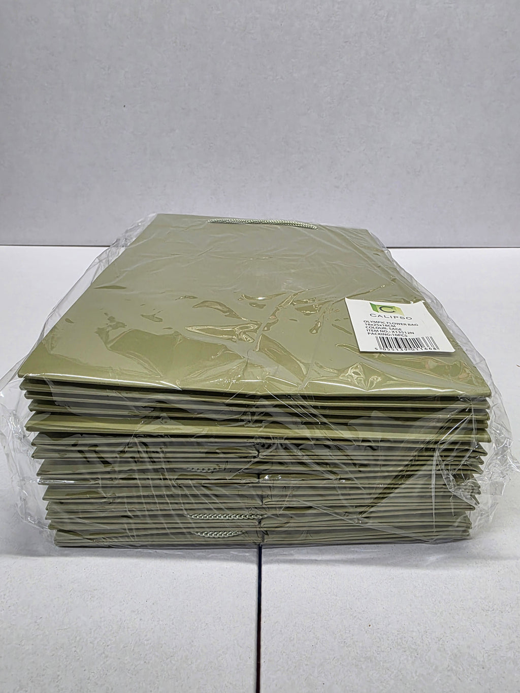 Multipurpose/Bouquet Bag Sage 25cm