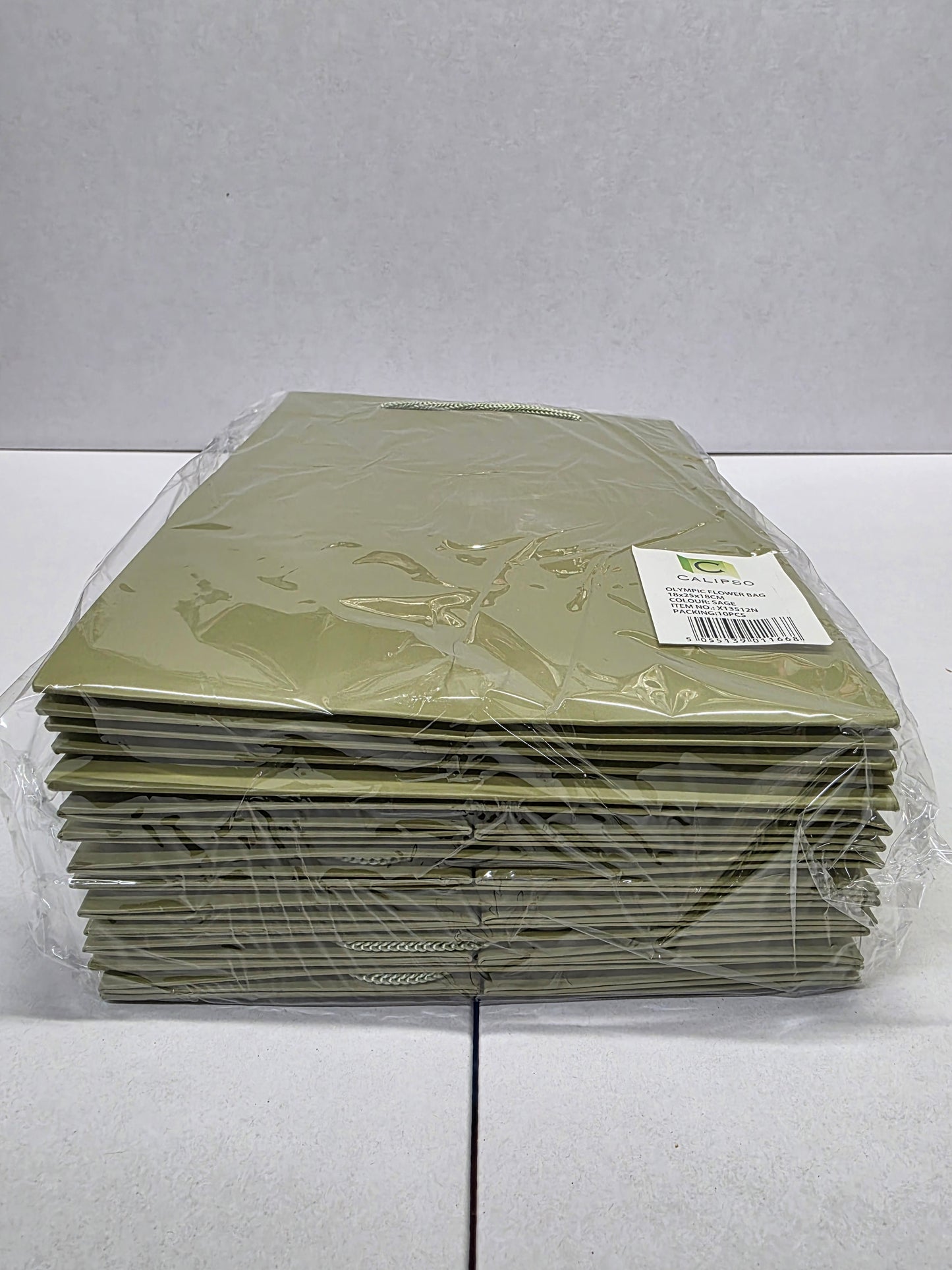 Bouquet Bag Sage 25cm